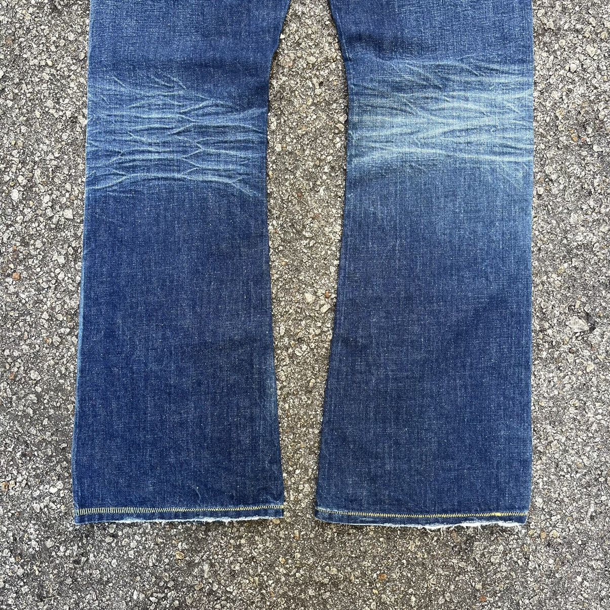 Hysteric Glamour Flare Jeans Loomstate Boot Cut Faded Denim Pants Size US 32 / EU 48 - 10 Thumbnail