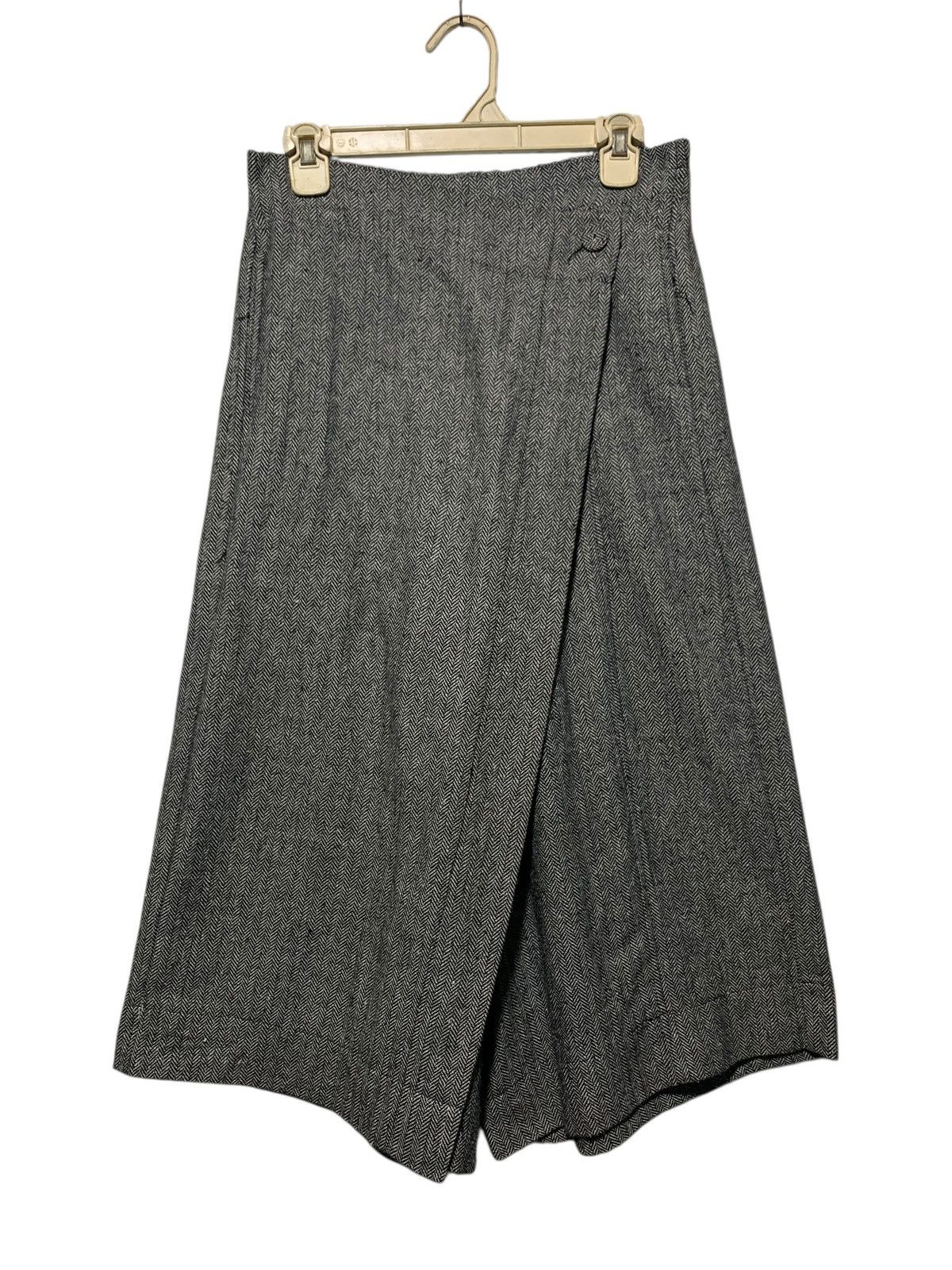Antiqua layered hakama wide leg pants yohji styled