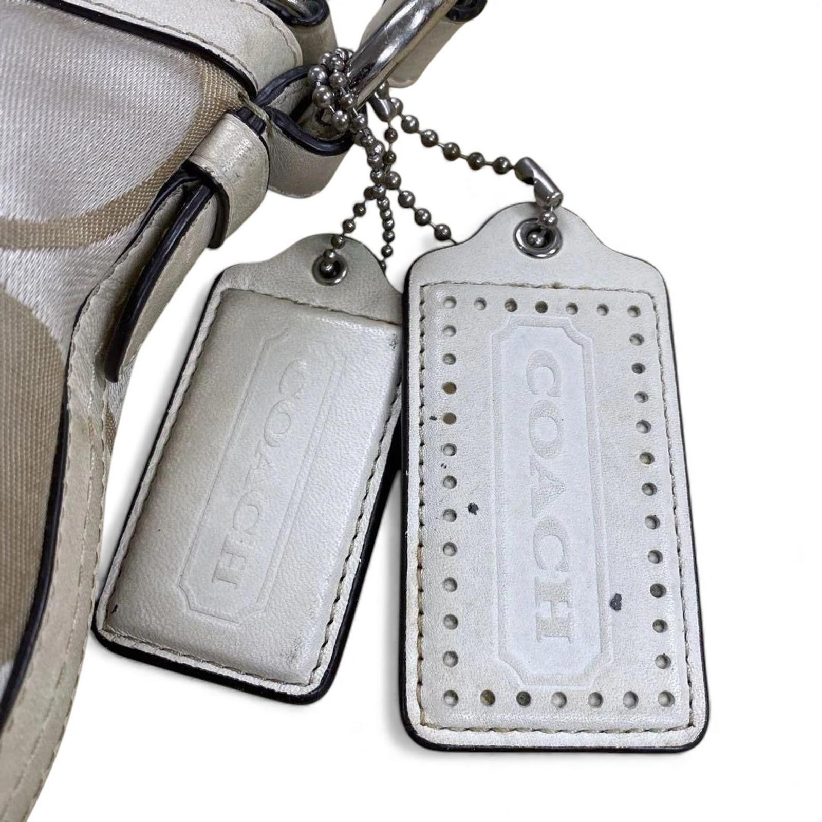 Coach Coach - Signature Canvas and Leather Shoulder Bag Size ONE SIZE - 3 Thumbnail