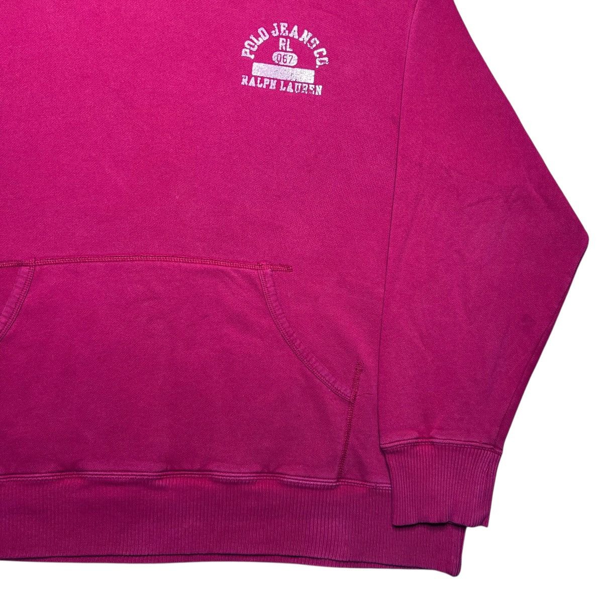 Polo Ralph Lauren Vintage 2000s Polo Jeans By Ralph Lauren Red Pullover Hoodie Size US XXL / EU 58 / 5 - 18 Thumbnail
