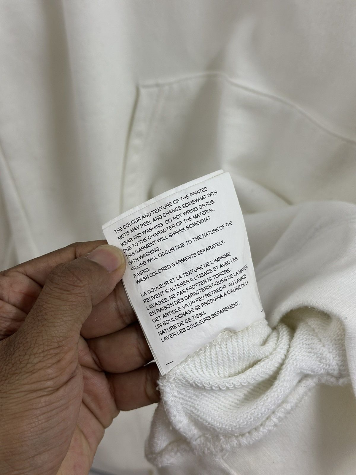 CDG by Comme des Garcons CDG Comme des Garcons AD2019 White Hoodie Size US M / EU 48-50 / 2 - 10 Thumbnail