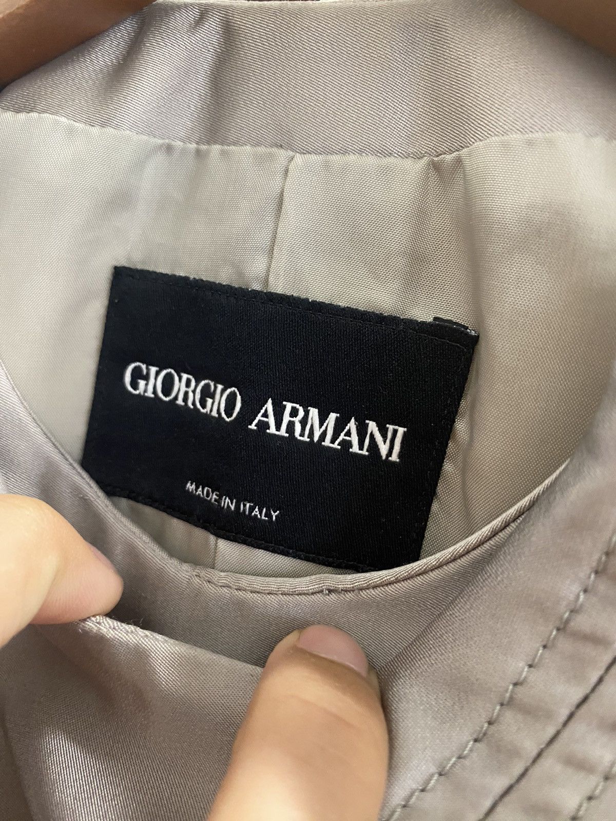 Armani × Designer × Giorgio Armani Giorgio Armani Biker Jacket Size XS / US 0-2 / IT 36-38 - 4 Thumbnail