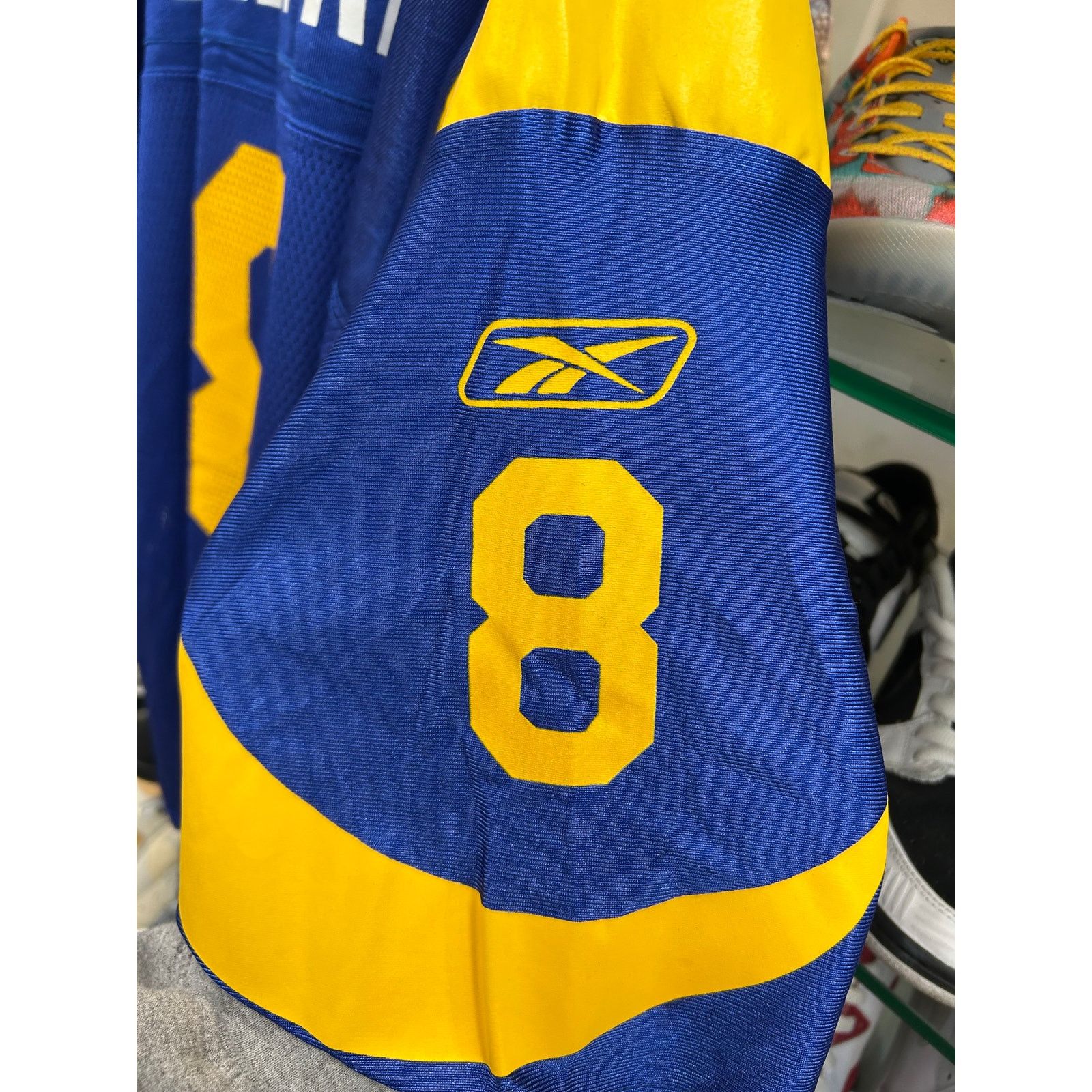 NFL Los Angeles Rams #8 Bradford Reebok NFL Football jersey 2XL Size US XL / EU 56 / 4 - 3 Thumbnail