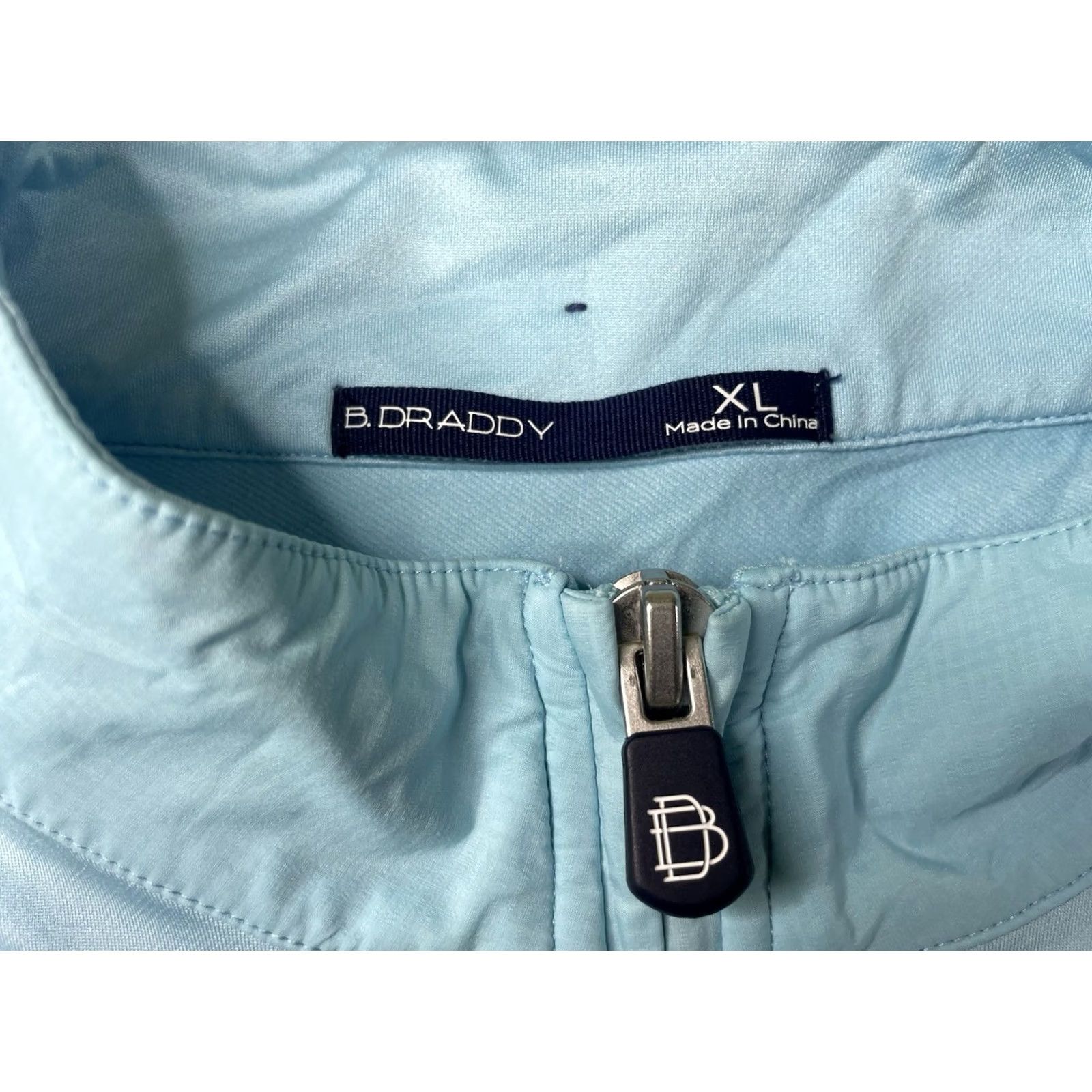 Vintage B. Draddy Golf Sweater 1/4 Zip Pullover Mens XL Blue Knit Mock Neck Long Sleeve Pullover Regular Size Size US XL / EU 56 / 4 - 3 Thumbnail