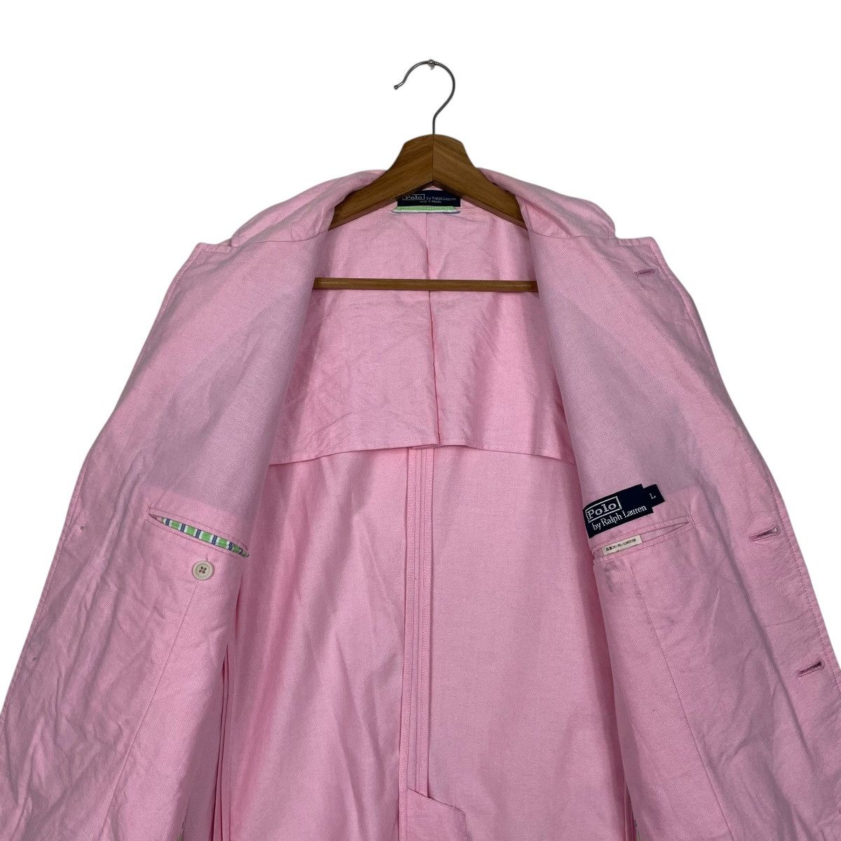 Polo Ralph Lauren Vtg Polo Ralph Lauren Pink Casual Jacket Size US M / EU 48-50 / 2 - 12 Thumbnail