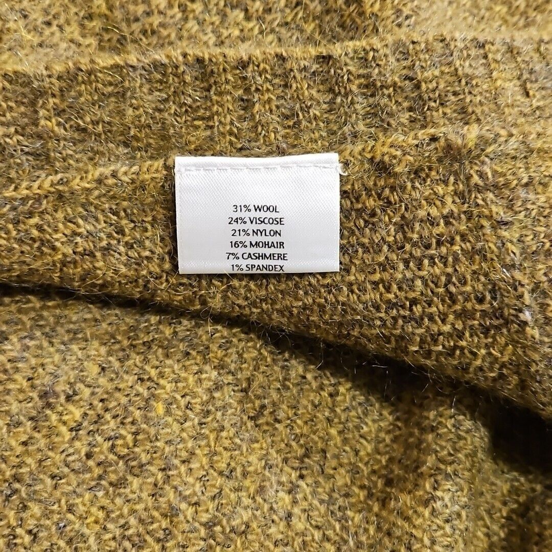 Eileen Fisher Eileen Fisher Poncho Womens XL Green Cashmere Mohair Cowl Ne Size XL / US 12-14 / IT 48-50 - 8 Thumbnail