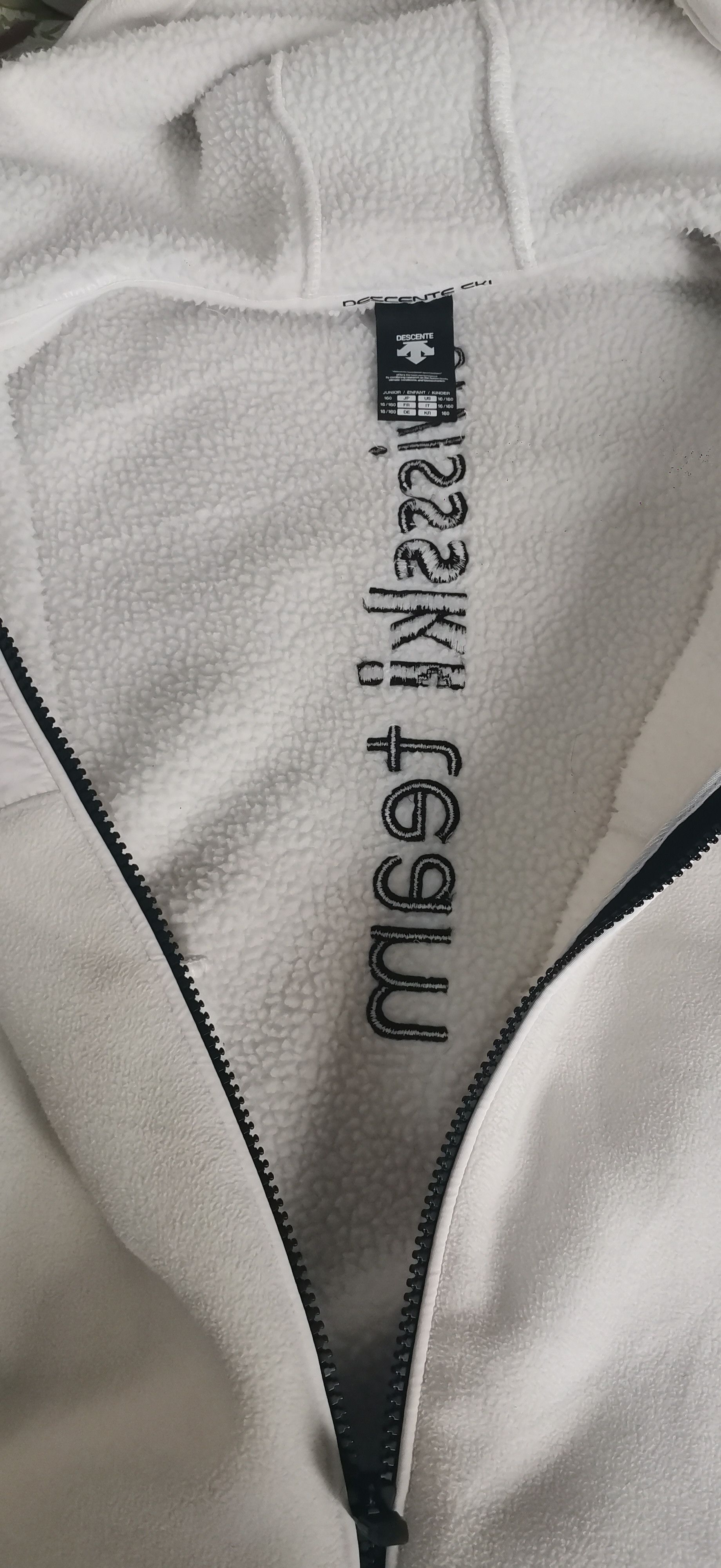 Descente DESCENTE Swiss Ski Team Hooded Fleece Jacket – White Size US S / EU 44-46 / 1 - 3 Thumbnail