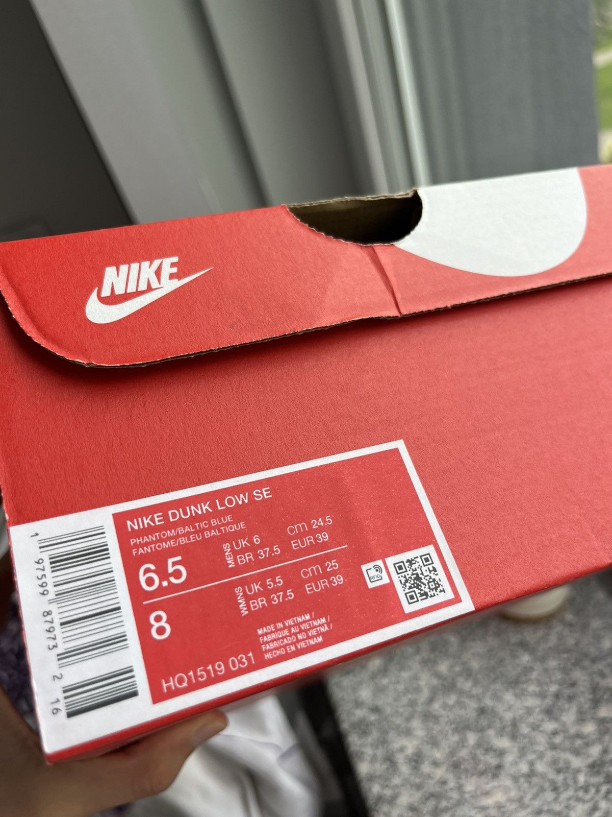 Nike Nike Dunk Low SE Phantom\Baltic Blue Size US 9 / IT 39 - 7 Thumbnail
