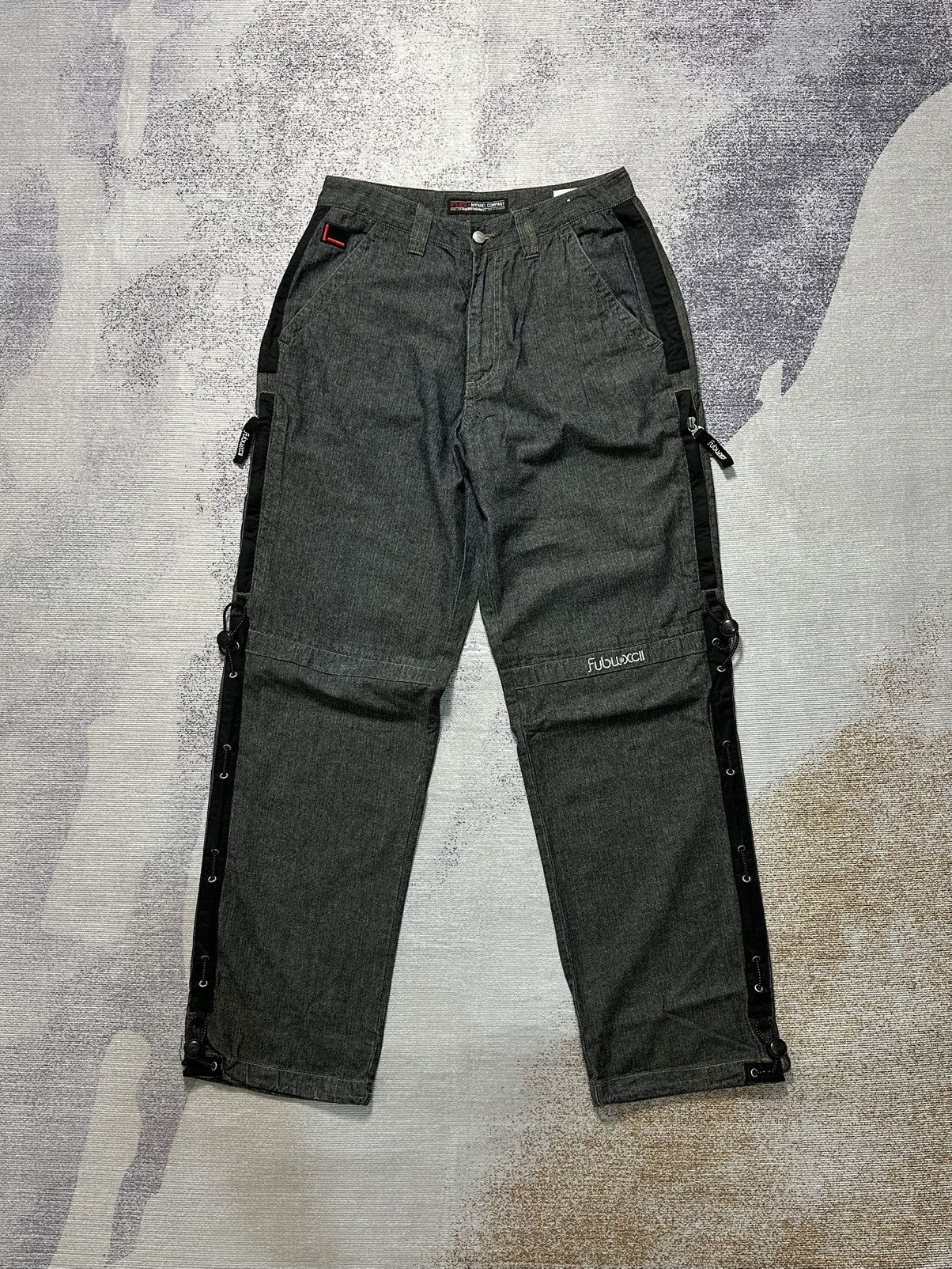 PPFM Vintage Fubu Y2K Baggy Denim Size US 31 - 1 Thumbnail
