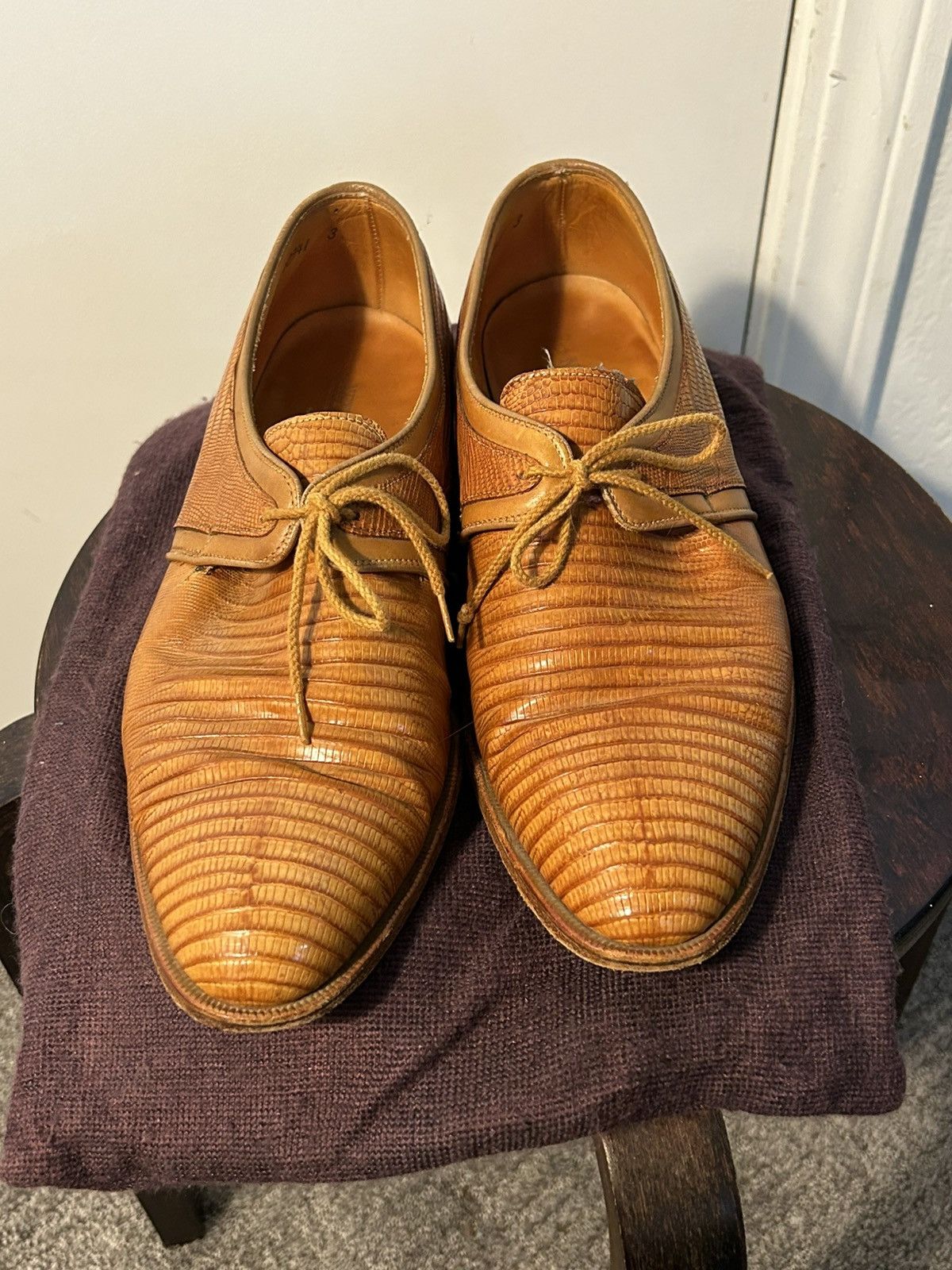 Vintage Lizard 🦎 dress shoes Size US 9 / EU 42 - 1 Thumbnail