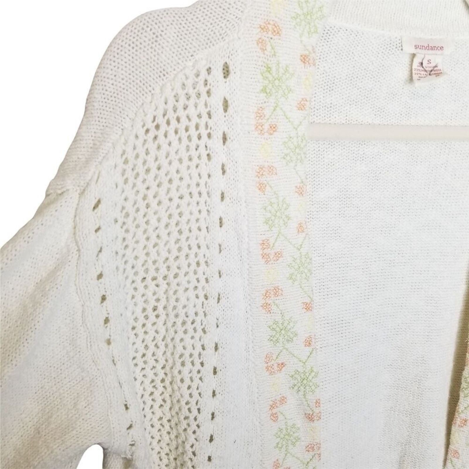 Sundry Sundance Wool Sweater Cardigan Cottagecore Boho Romantic S Size S / US 4 / IT 40 - 5 Thumbnail