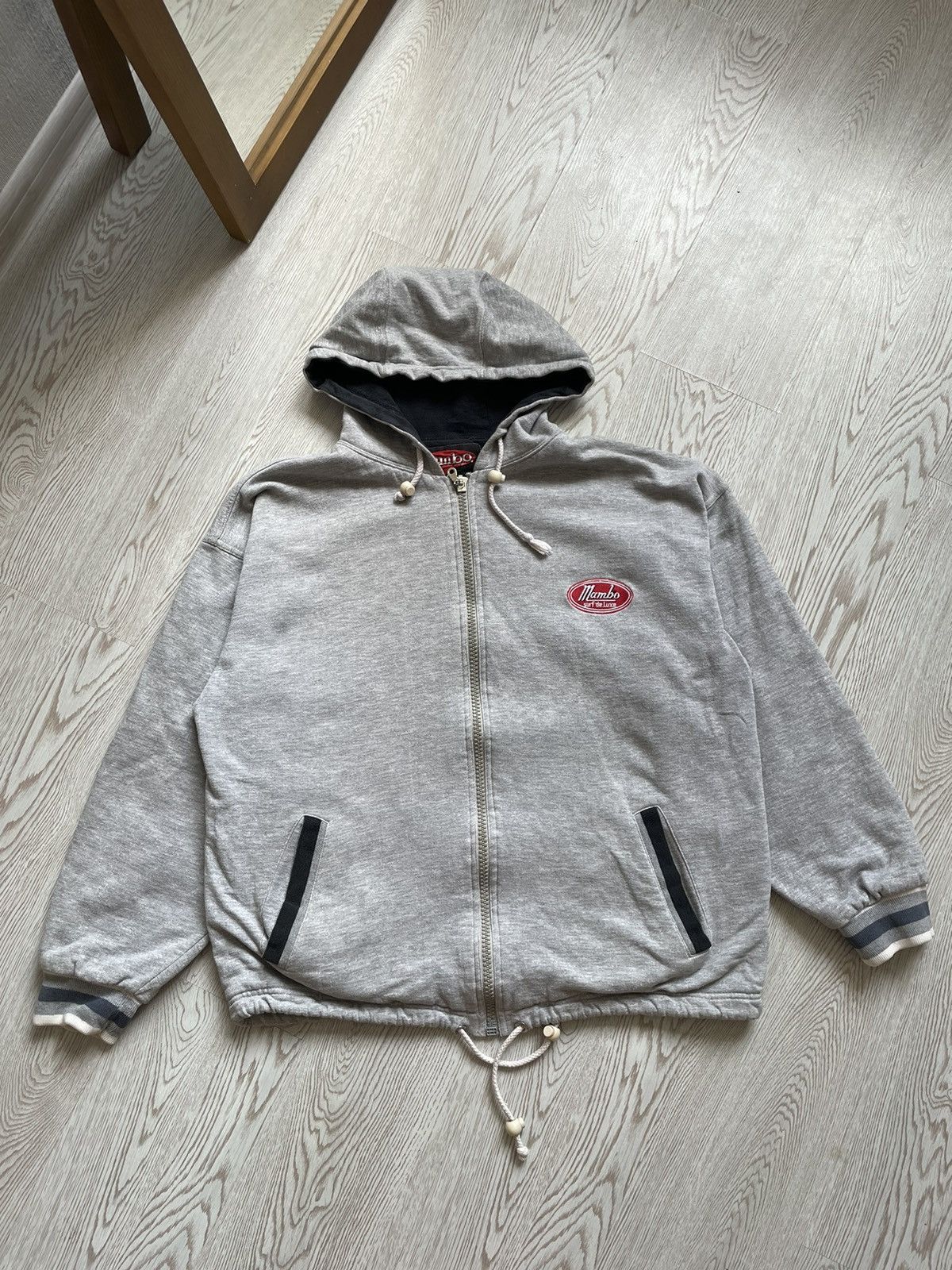 Mambo × Vintage Vintage Mambo Gray Zip Hoodie size L Size US L / EU 52-54 / 3 - 2 Thumbnail