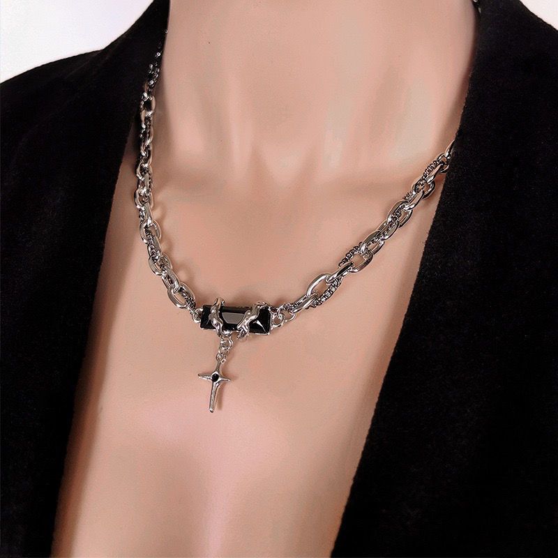 Other Cross Punk STEAL! Y2K Chains Necklace Chain Size ONE SIZE - 2 Thumbnail