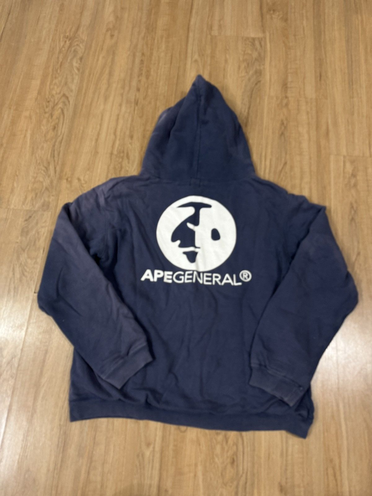 Bape × Vintage VINTAGE BATHIN APE GENERAL LOGO HOODIE Size US L / EU 52-54 / 3 - 1 Thumbnail