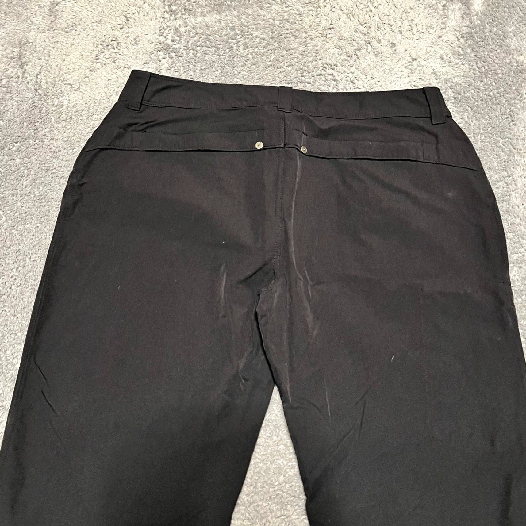 Mountain Hardwear Mountain Hardwear Pants Womens 10 Regular Black Nylon Hiking Ankle 34x30.5 Womens Size 32" / US 10 / IT 46 - 4 Thumbnail