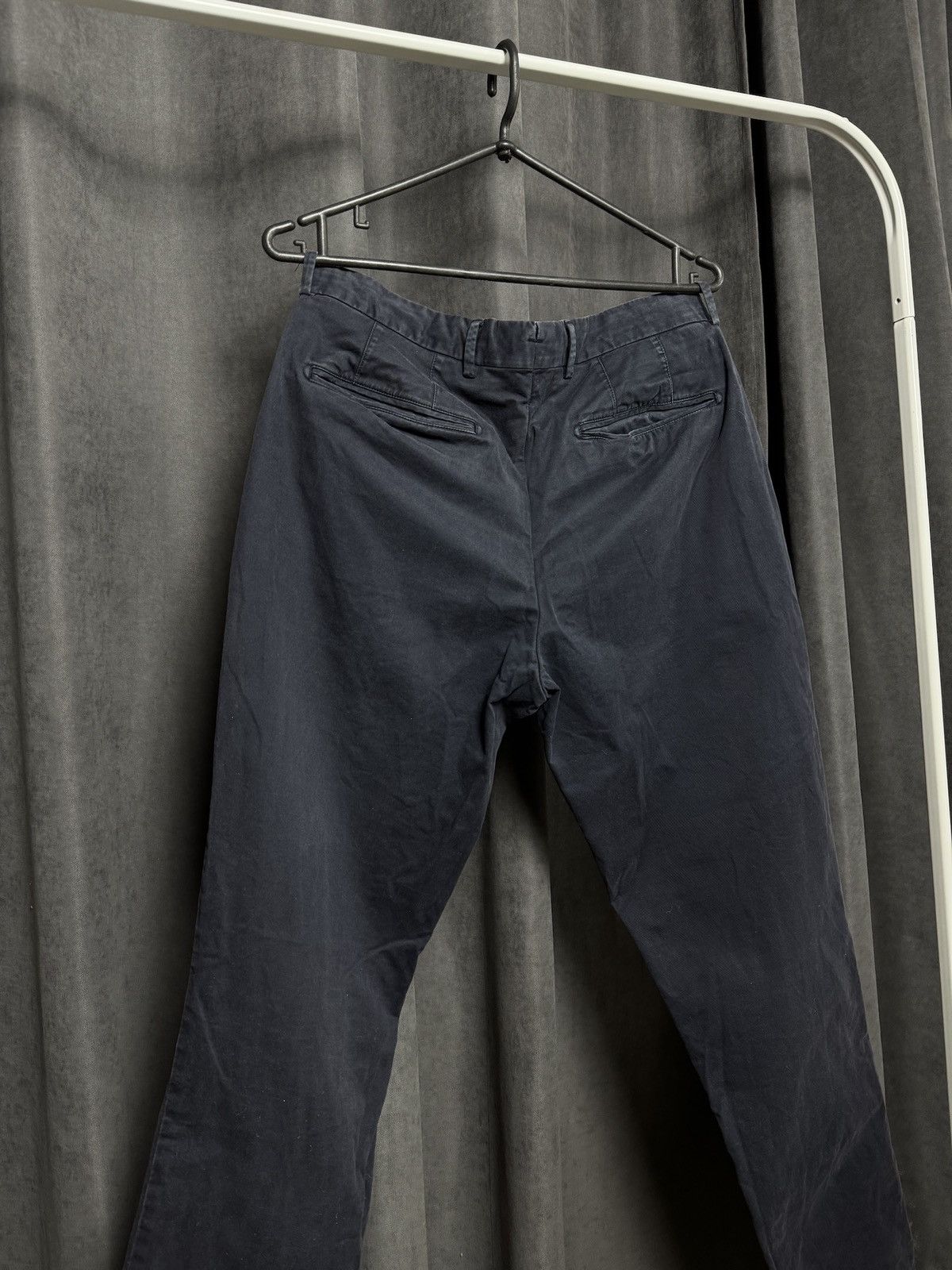 Designer × Suitsupply SUITSUPPLY Navy Chino Pants Chinos Pure Cotton Size 50 Size US 34 / EU 50 - 4 Thumbnail