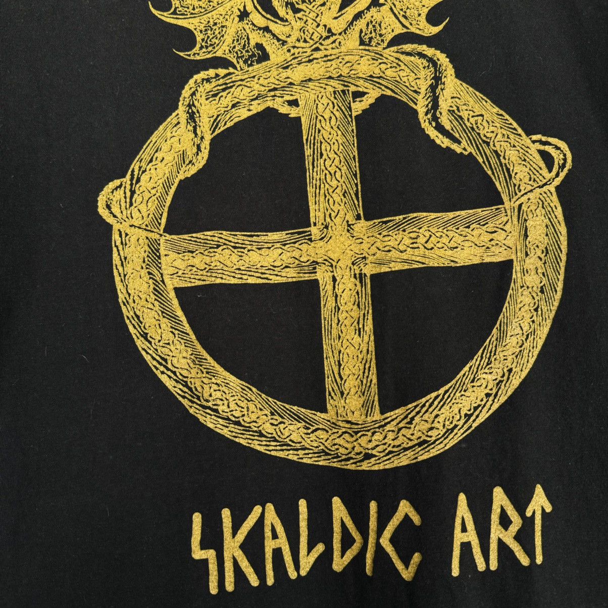 Band Tees Vintage 1998 Falkenbach Skaldic Art Napalm Metal T Shirt Size US XL / EU 56 / 4 - 6 Thumbnail