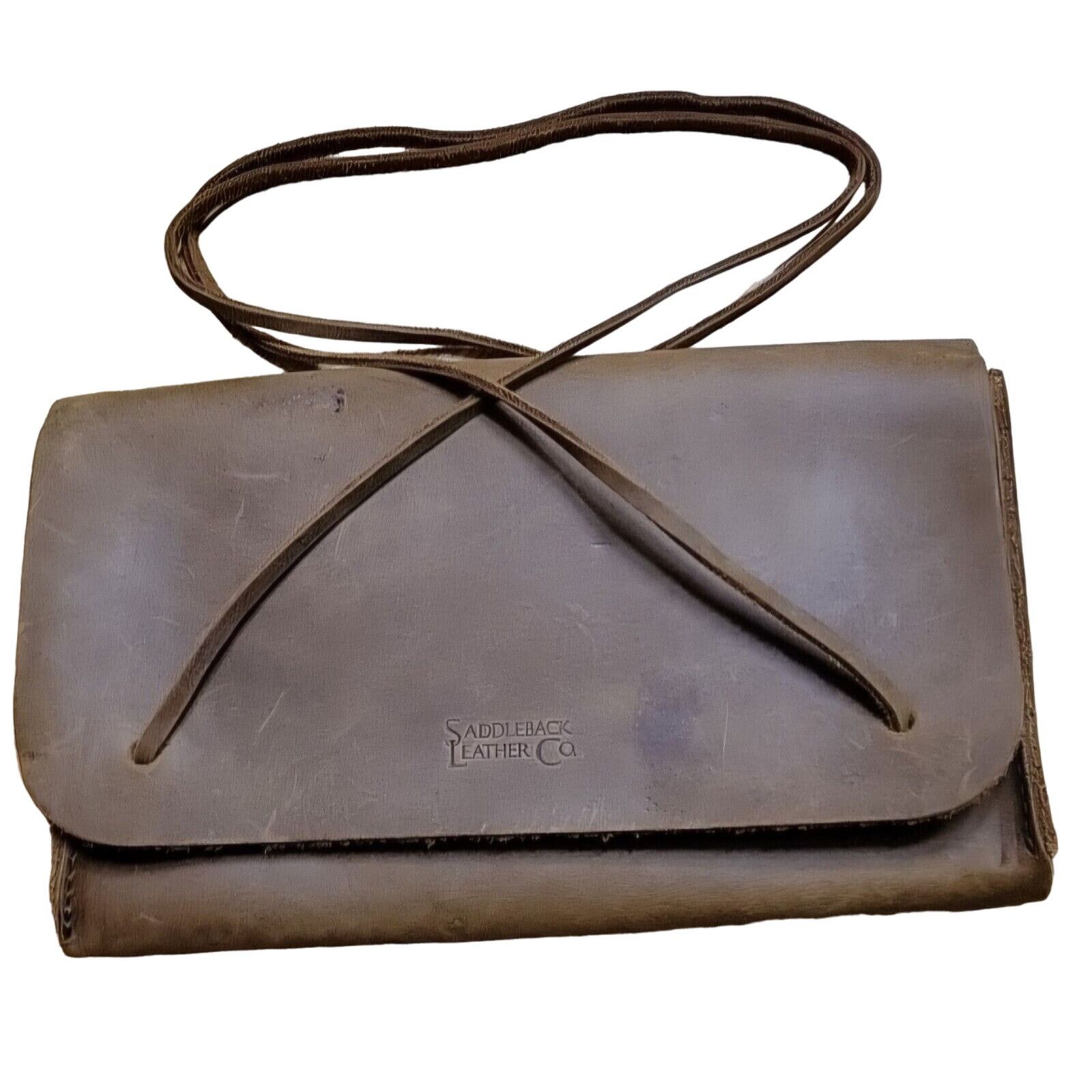 Saddleback Leather Saddleback Leather Company Wallet Clutch Ties Brown Buckskin Size ONE SIZE - 2 Thumbnail