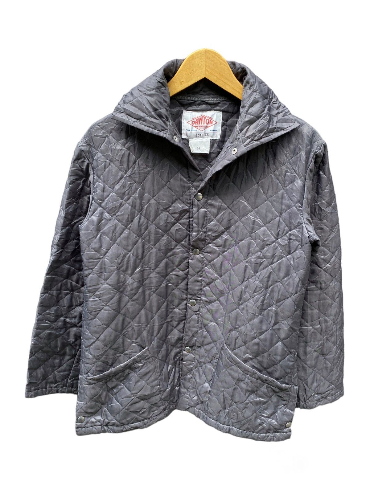 image of Vintage Danton Made In France Light Jacket in Grey, Men's (Size Medium)