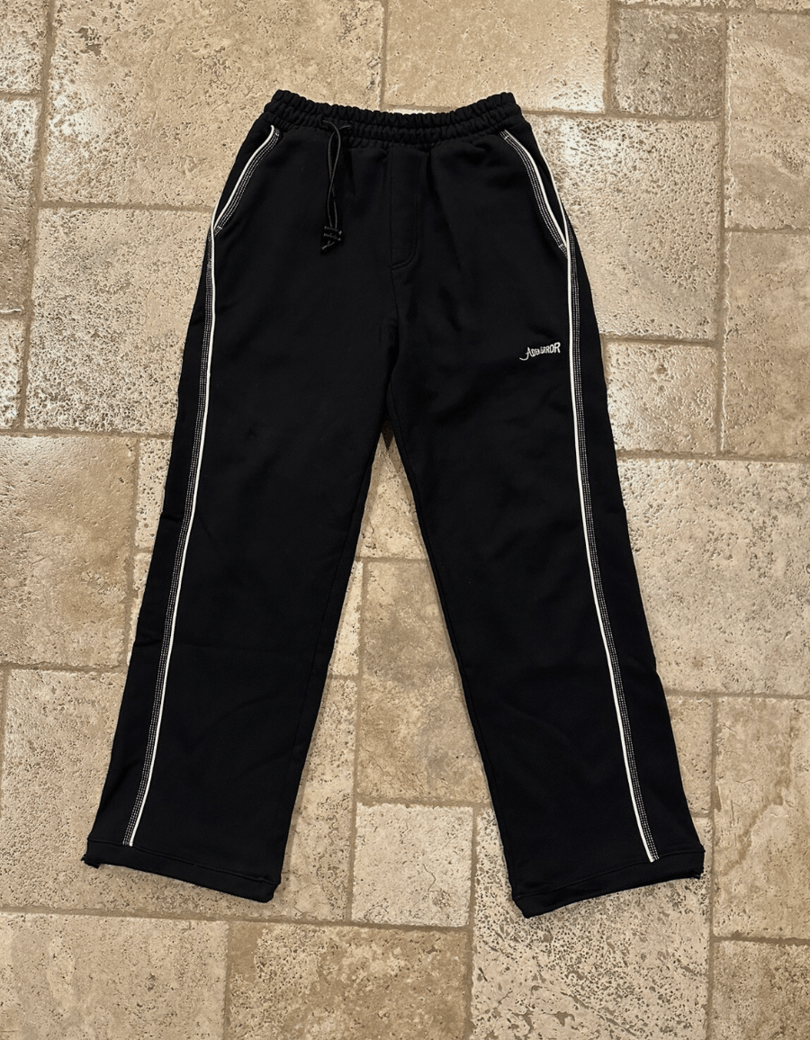 Ader Error Ader Error Black Lounge Sweat Flare Pants Size US 32 / EU 48 - 1 Thumbnail