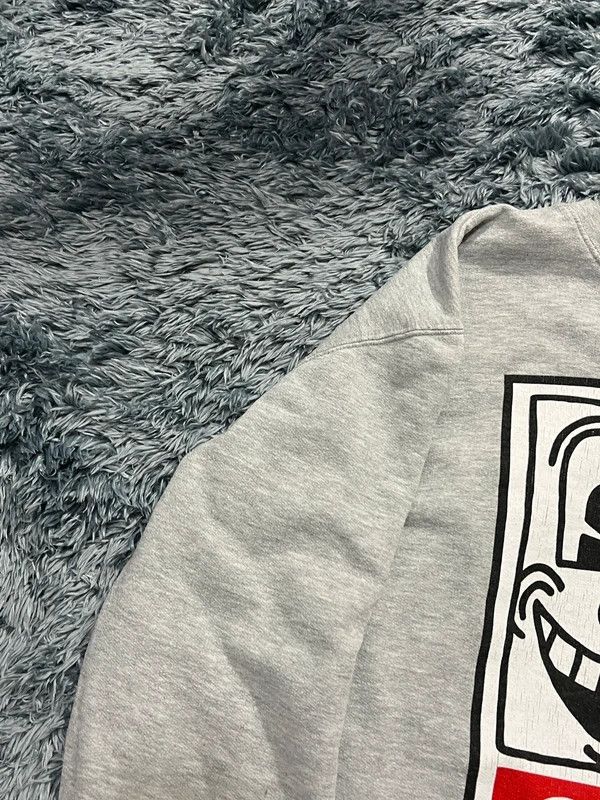 Obey Obey x Keith Haring 2012 Grey Crewneck Size US L / EU 52-54 / 3 - 14 Thumbnail