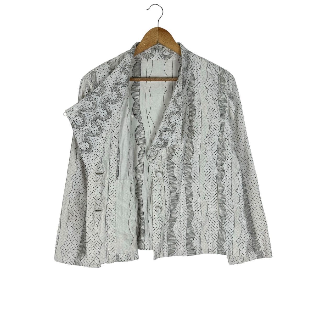 Issey Miyake ☀️HEART HAAT ISSEY MIYAKE SNAKE ART JACKET Size M / US 6-8 / IT 42-44 - 9 Thumbnail