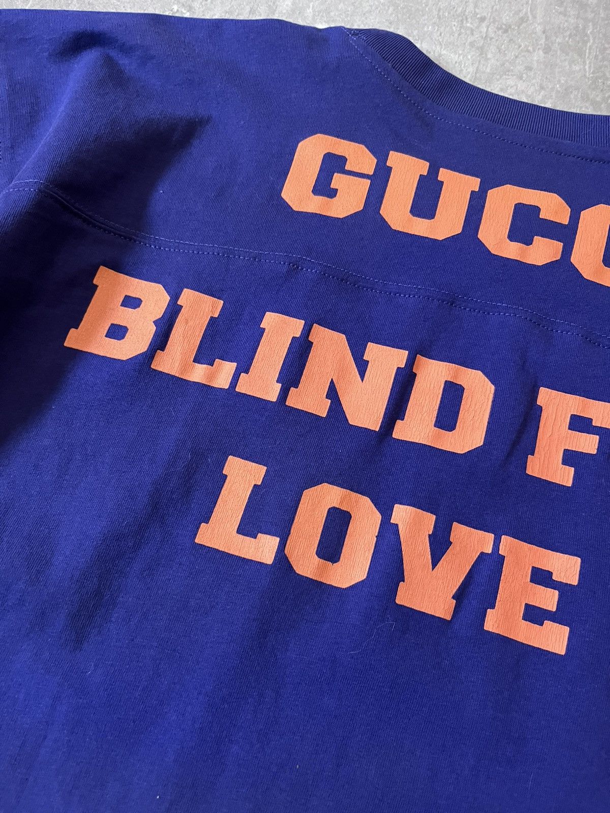 Gucci Gucci 25 Eschatology Blind For Love purple blue T-shirt Size US L / EU 52-54 / 3 - 8 Thumbnail