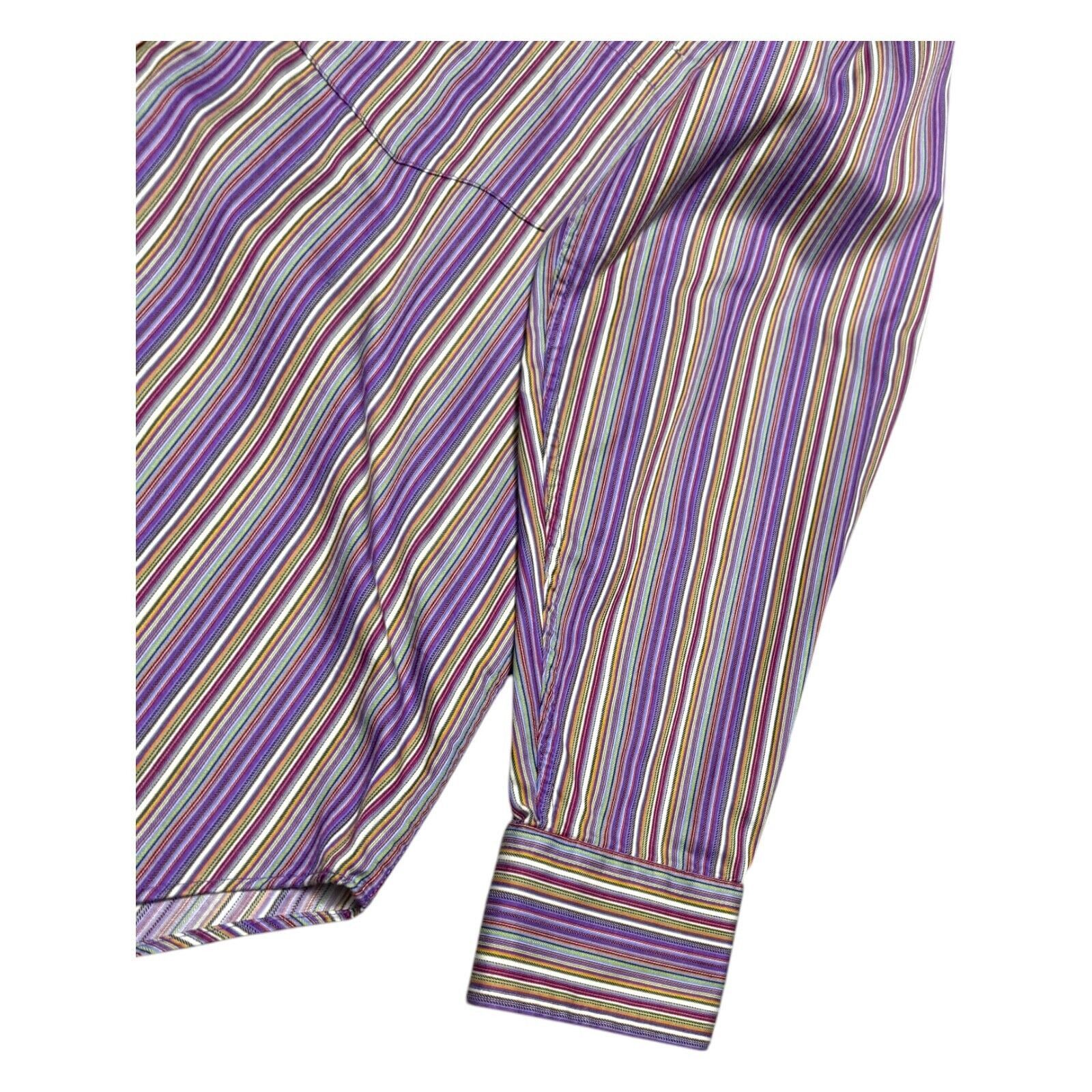 BUGATCHI BUGATCHI UOMO Luxury Italian Business Dress Shirt Small Size US S / EU 44-46 / 1 - 5 Thumbnail