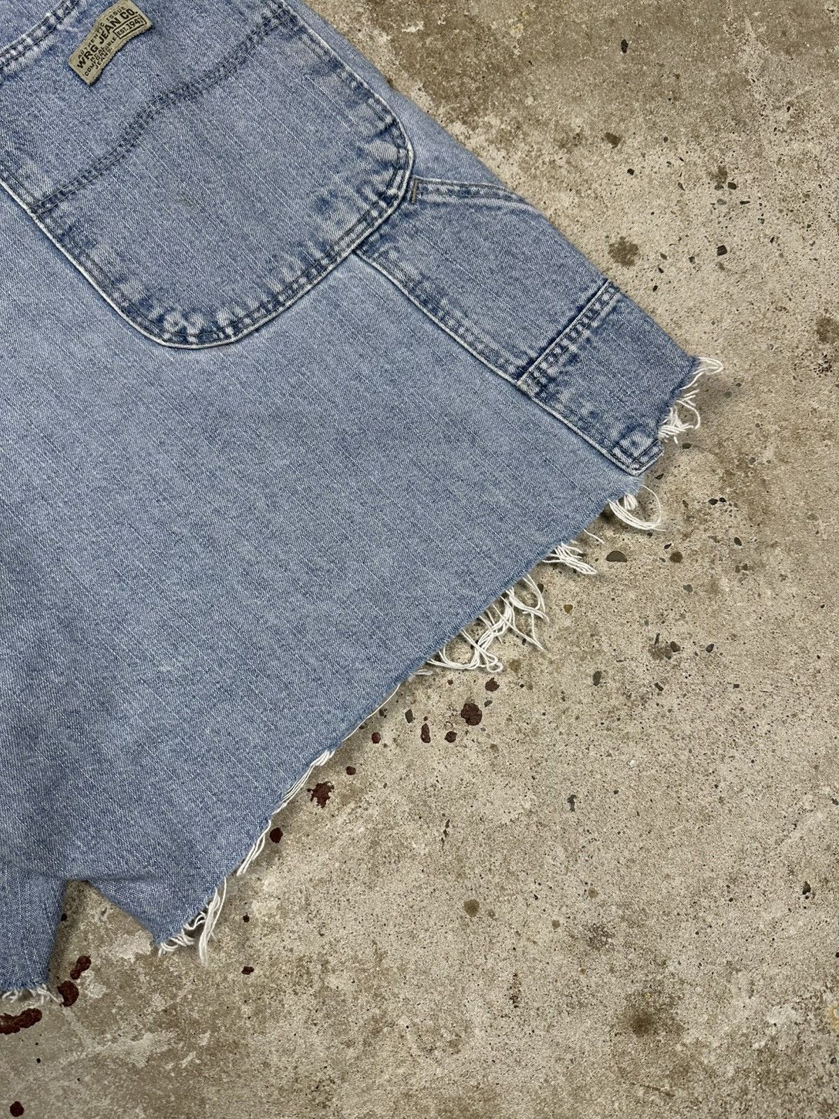 Wrangler Vintage 90s Wrangler Carpenter Distressed Denim Jeans Jorts Size US 36 / EU 52 - 3 Thumbnail