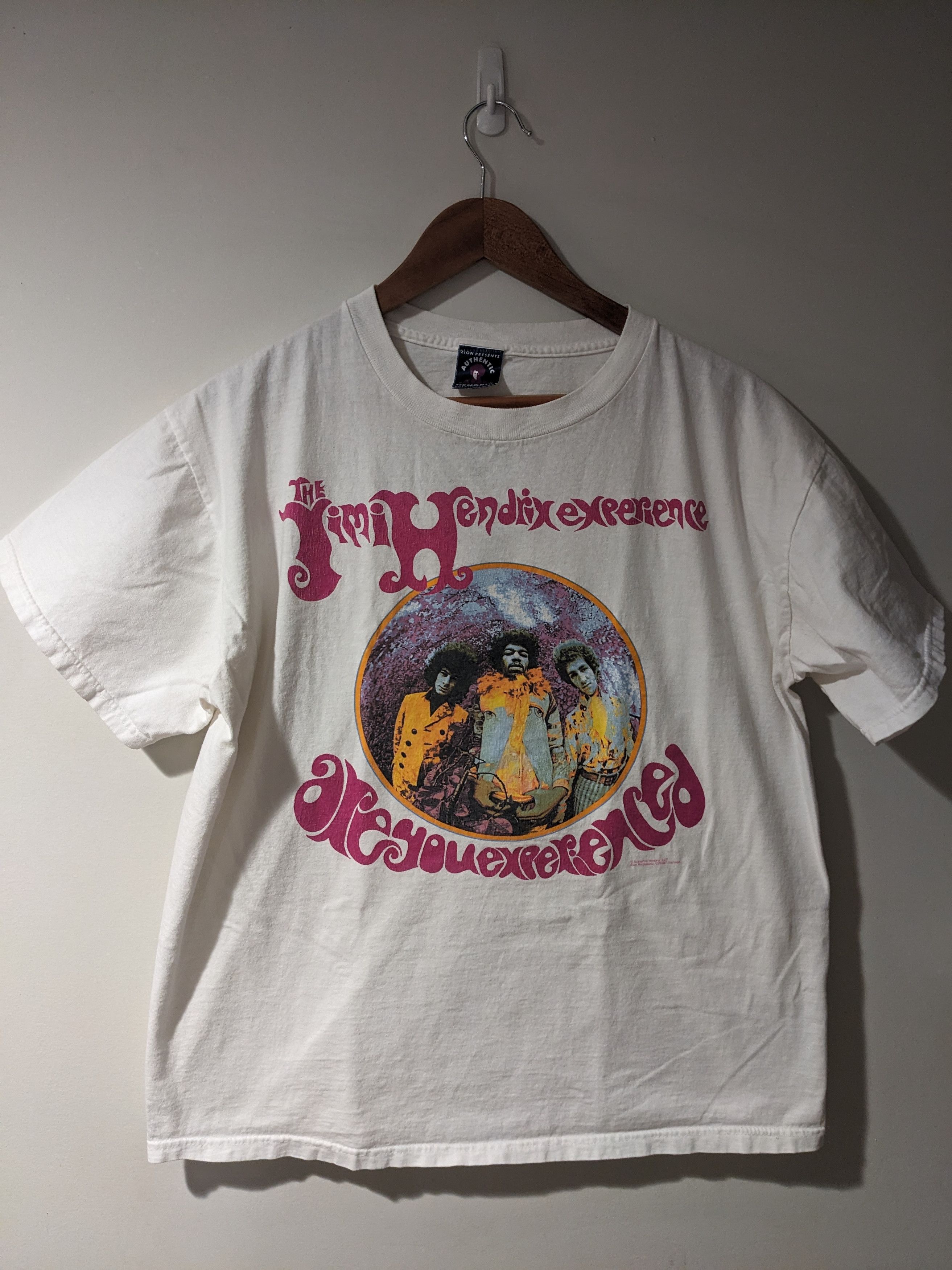 Jimi Hendrix × Vintage Vintage The Jimi Hendrix Experience Are You Large T-Shirt Size US L / EU 52-54 / 3 - 1 Thumbnail
