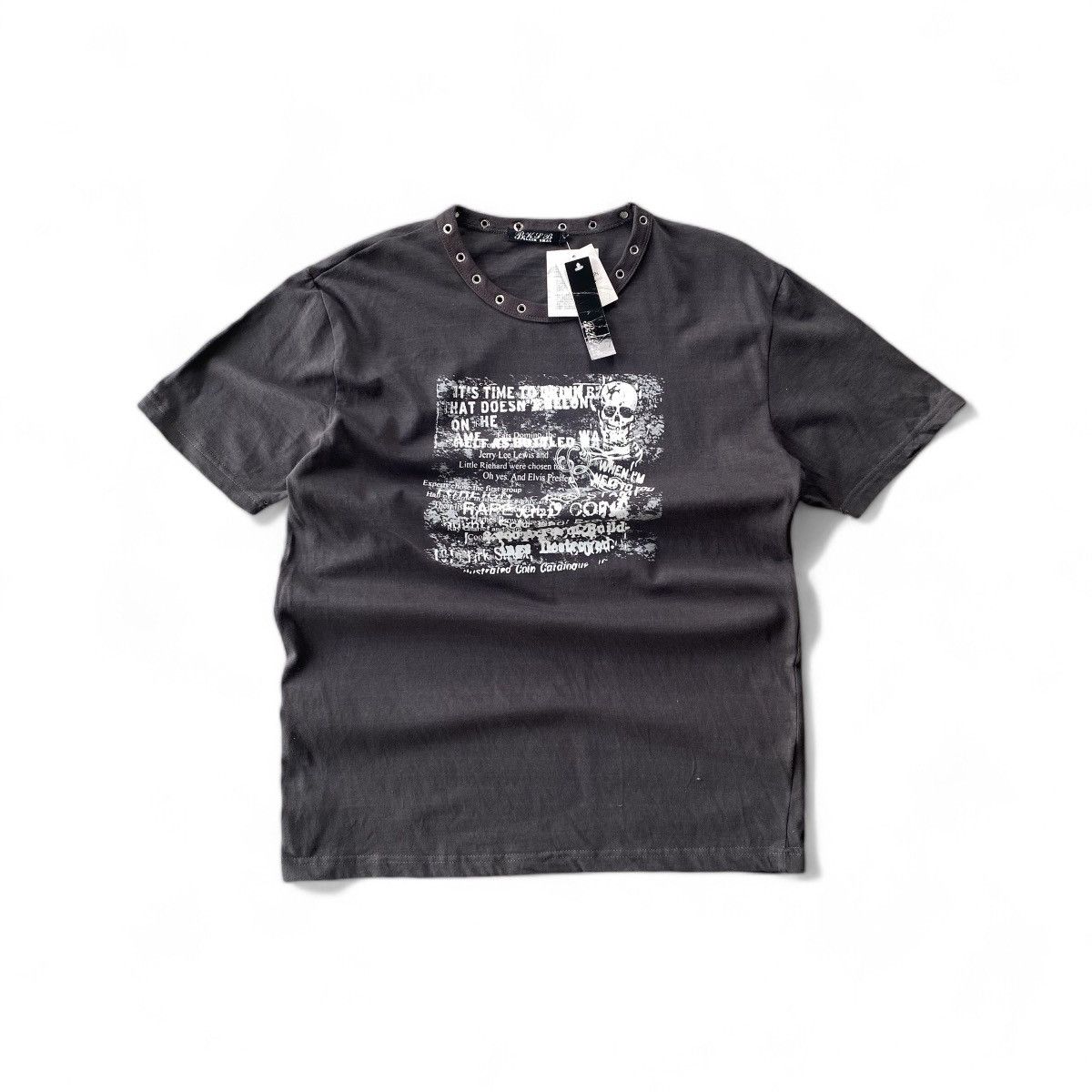 If Six Was Nine × Japanese Brand × Le Grande Bleu (L.G.B.) black smac skull T-shirt Size US M / EU 48-50 / 2 - 1 Thumbnail