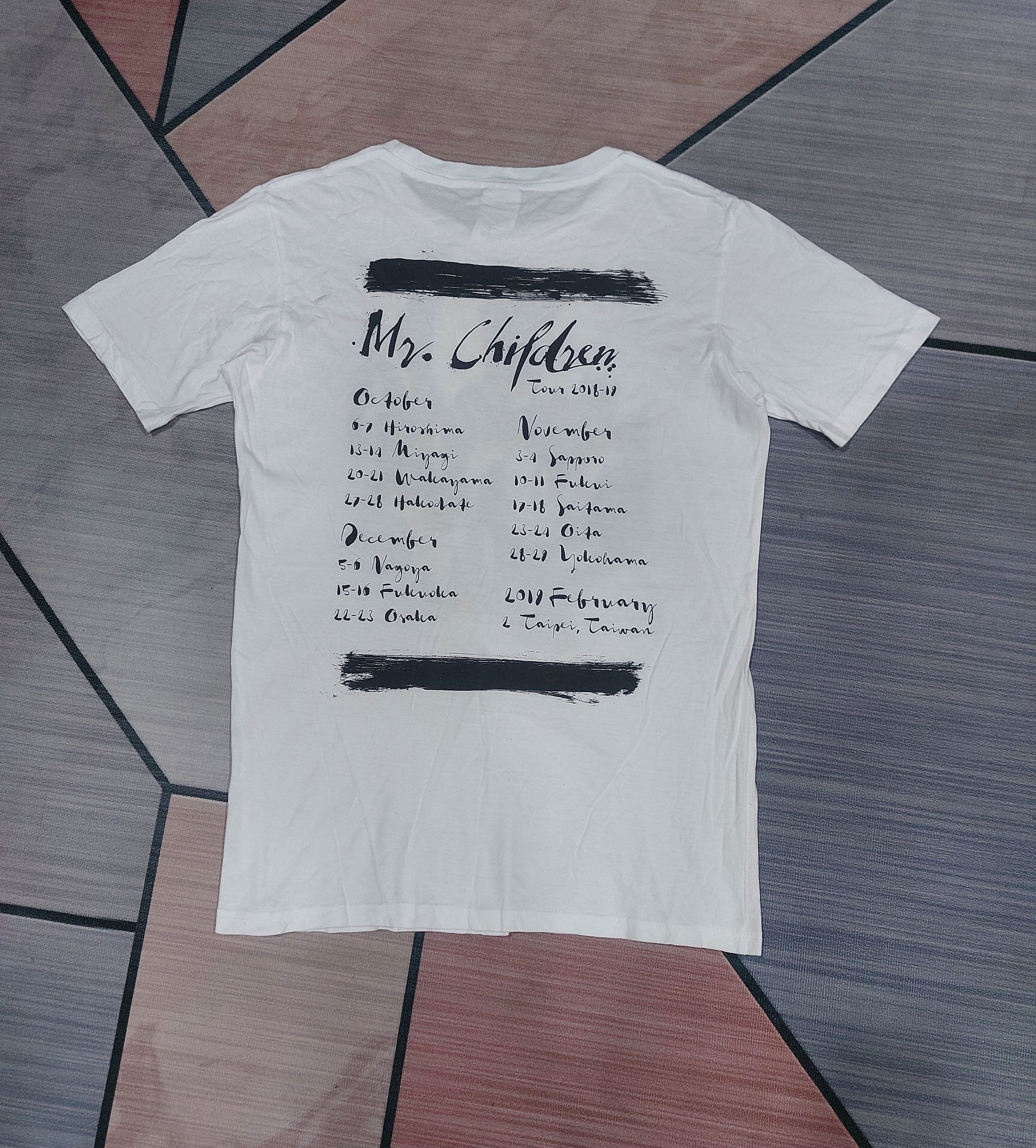 Band Tees × Japanese Brand Mr Children Tour Tee 2018~2019 Size US M / EU 48-50 / 2 - 2 Thumbnail