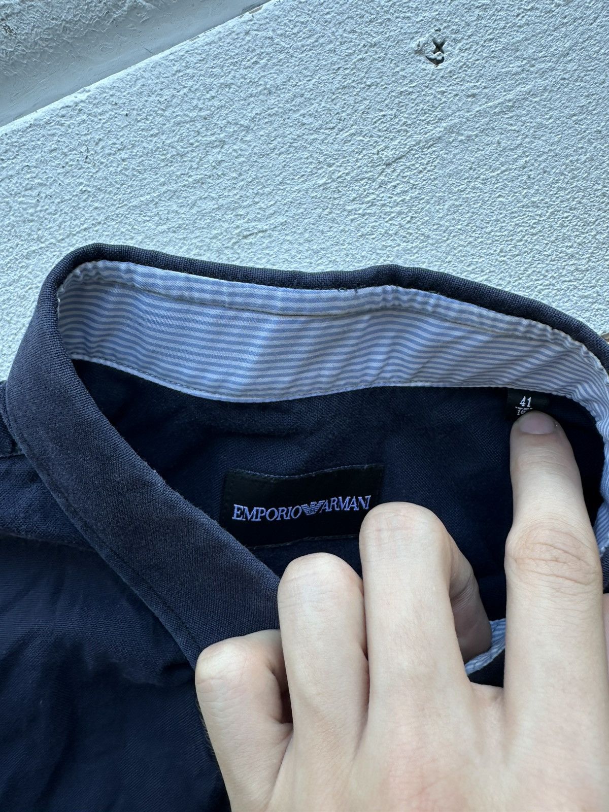Emporio Armani RARE🚨 EMPORIO ARMANI JEANS VINTAGE SHIRT LUXURY BUTTON 90s Size US M / EU 48-50 / 2 - 6 Thumbnail