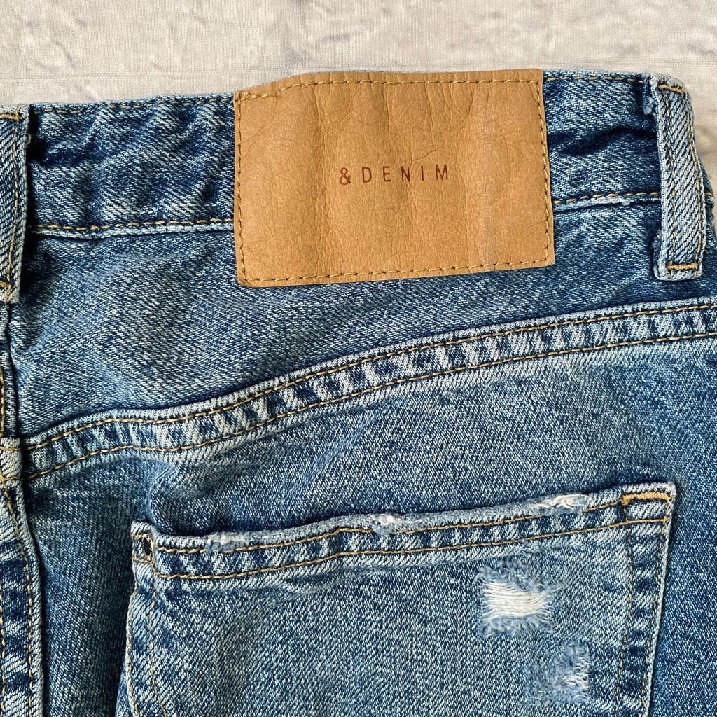 Other &Denim women 2 boyfriend low waist button fly ripped distres Size 26" / US 2 / IT 38 - 7 Thumbnail