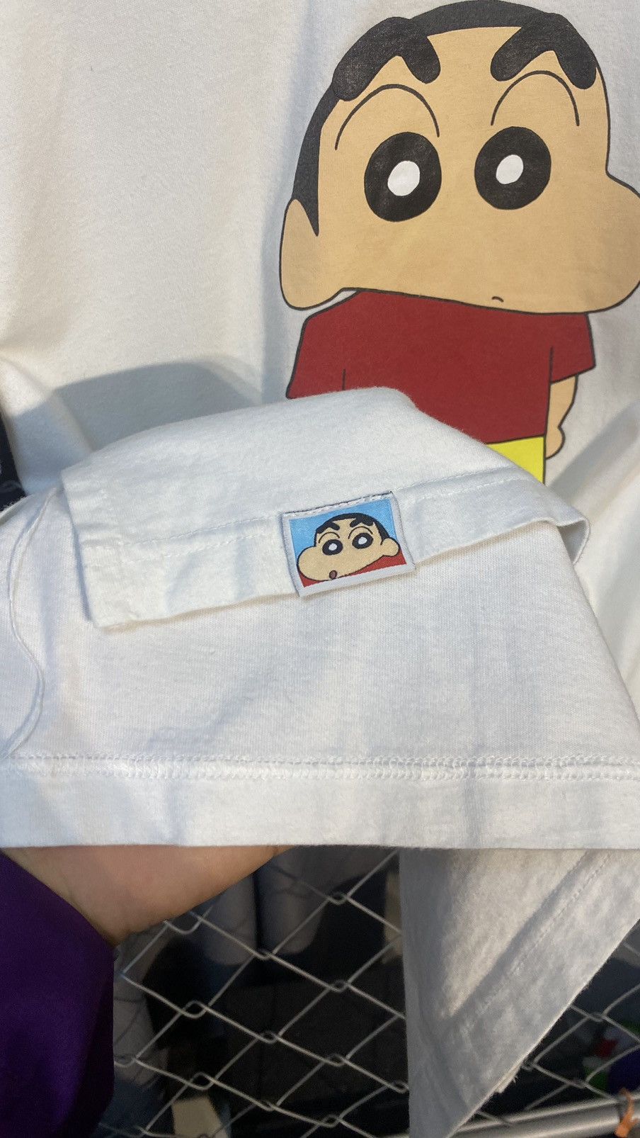 Cartoon Network × Japanese Brand × Vintage SHINCHAN MIRROR PRINT TSHIRT JAPANESE ANIME LARGE Size US L / EU 52-54 / 3 - 13 Thumbnail