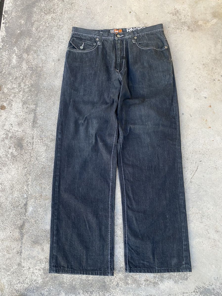 Akademiks 2000s Akademiks Baggy y2k Jnco affliction Jeans Styled Size US 36 / EU 52 - 6 Thumbnail