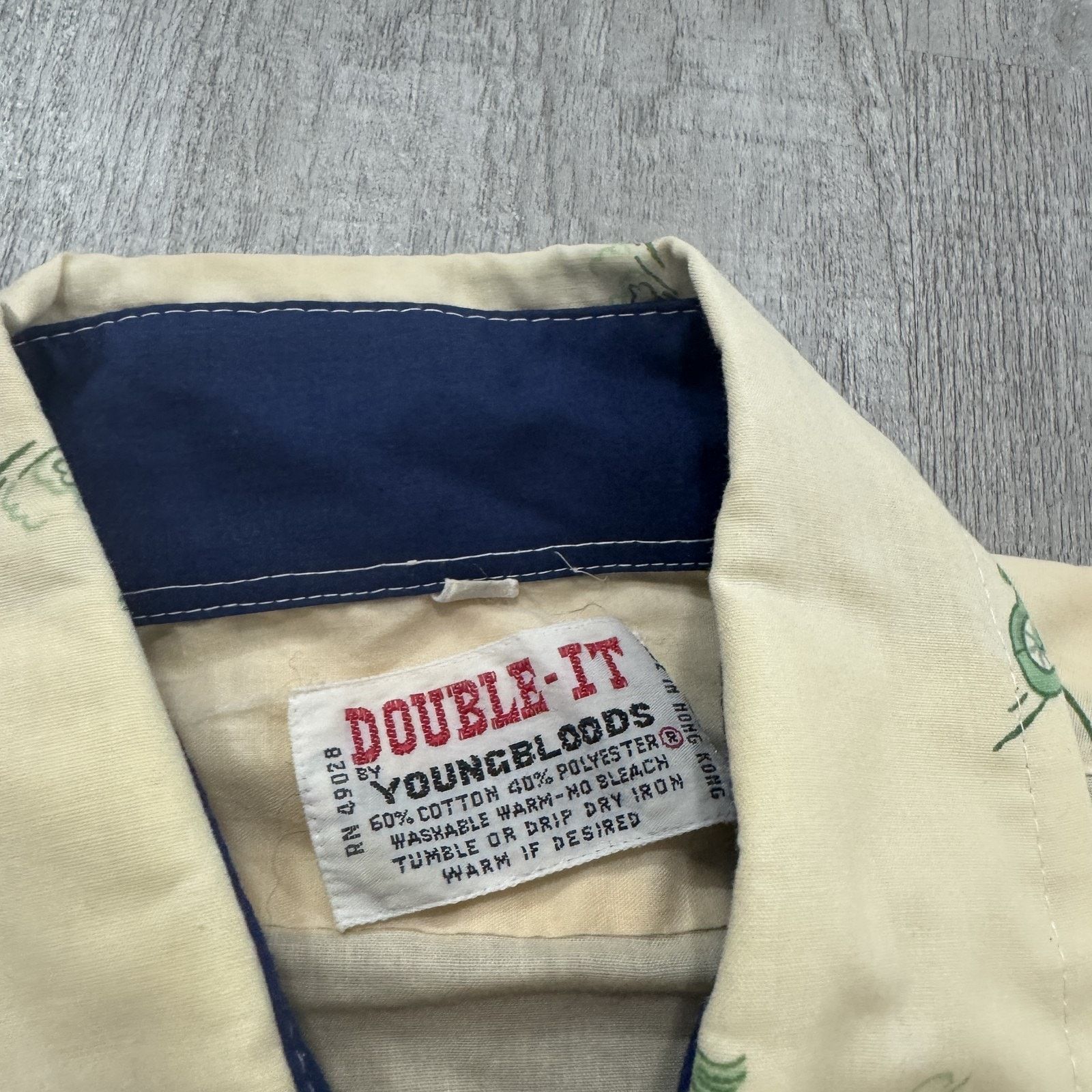 Vintage Vintage Double-It Youngbloods Shirt Mens 15 Motorcycle Print Size US L / EU 52-54 / 3 - 5 Thumbnail