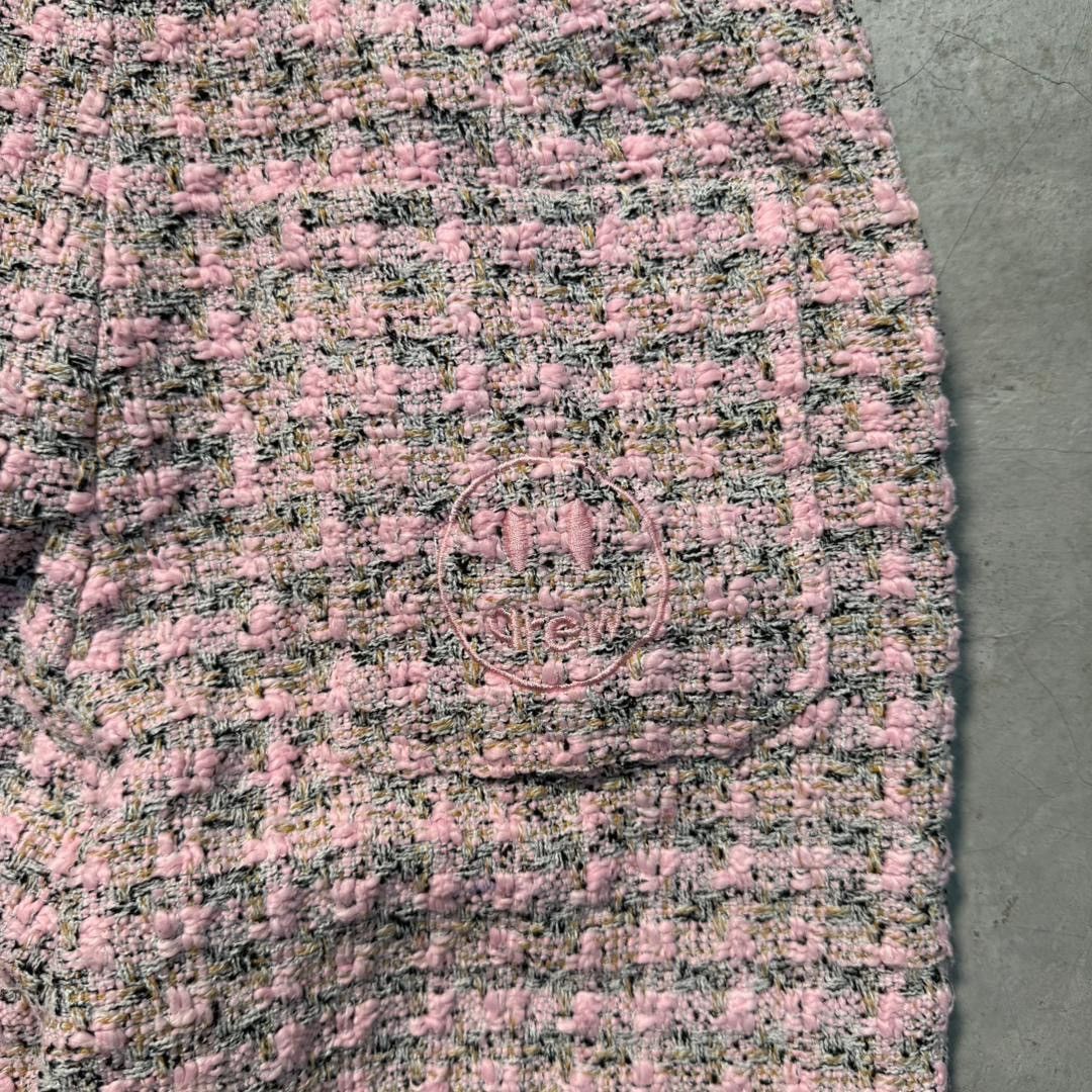 Drew House DREW HOUSE Boucle Tweed Pink White Pants Size US 28 / EU 44 - 11 Thumbnail