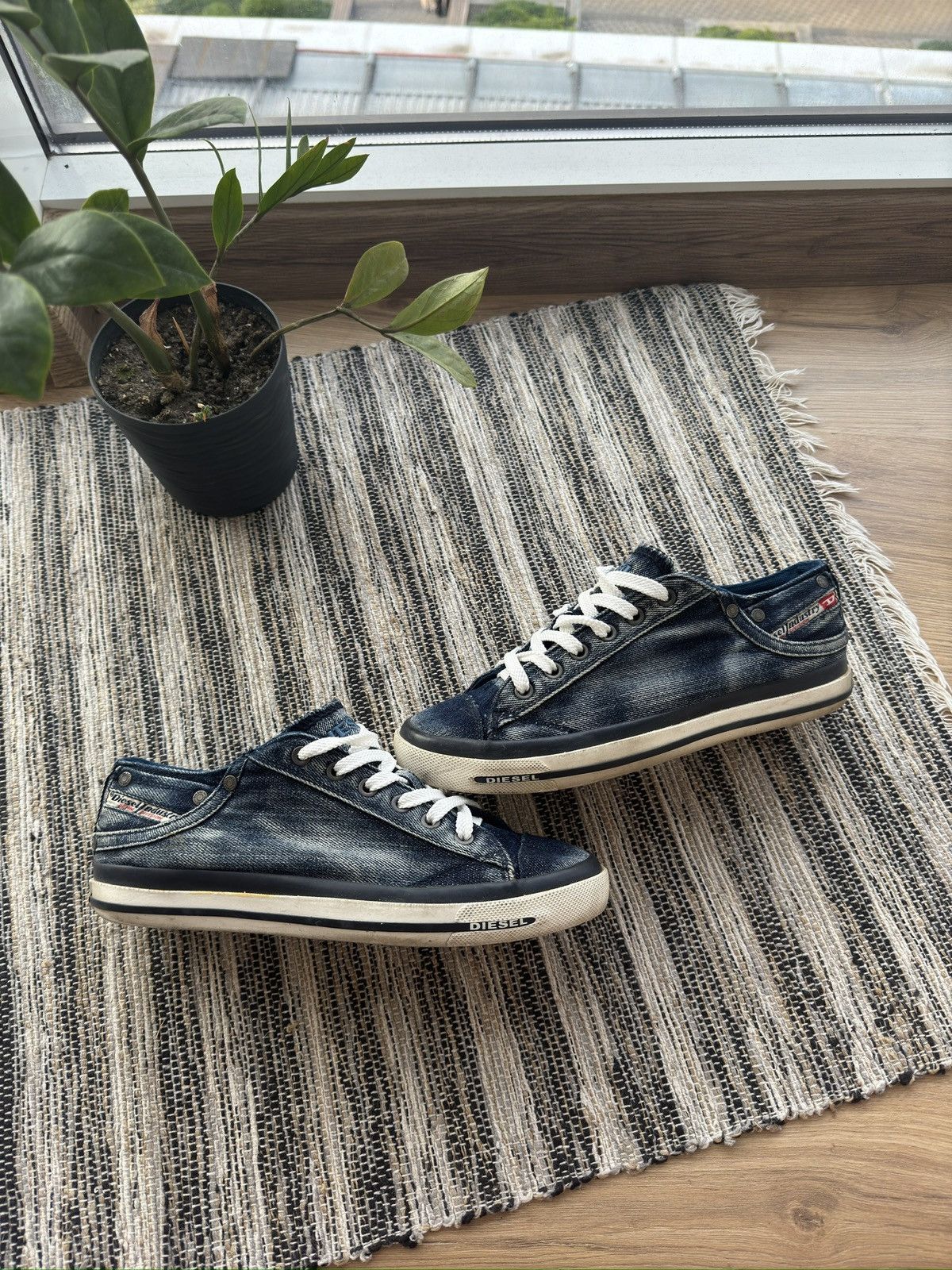 Diesel Vintage Diesel Y2K denim jeans sneakers shoes Size US 6 / EU 39 - 2 Thumbnail