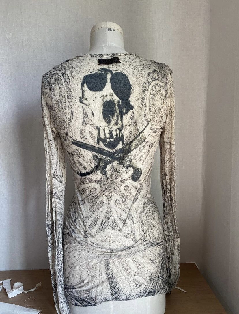 【廃盤品】if six was nine skull stole 黒 スカル If Six Was Nine × Japanese Brand Black Skull Scarf | Grailed