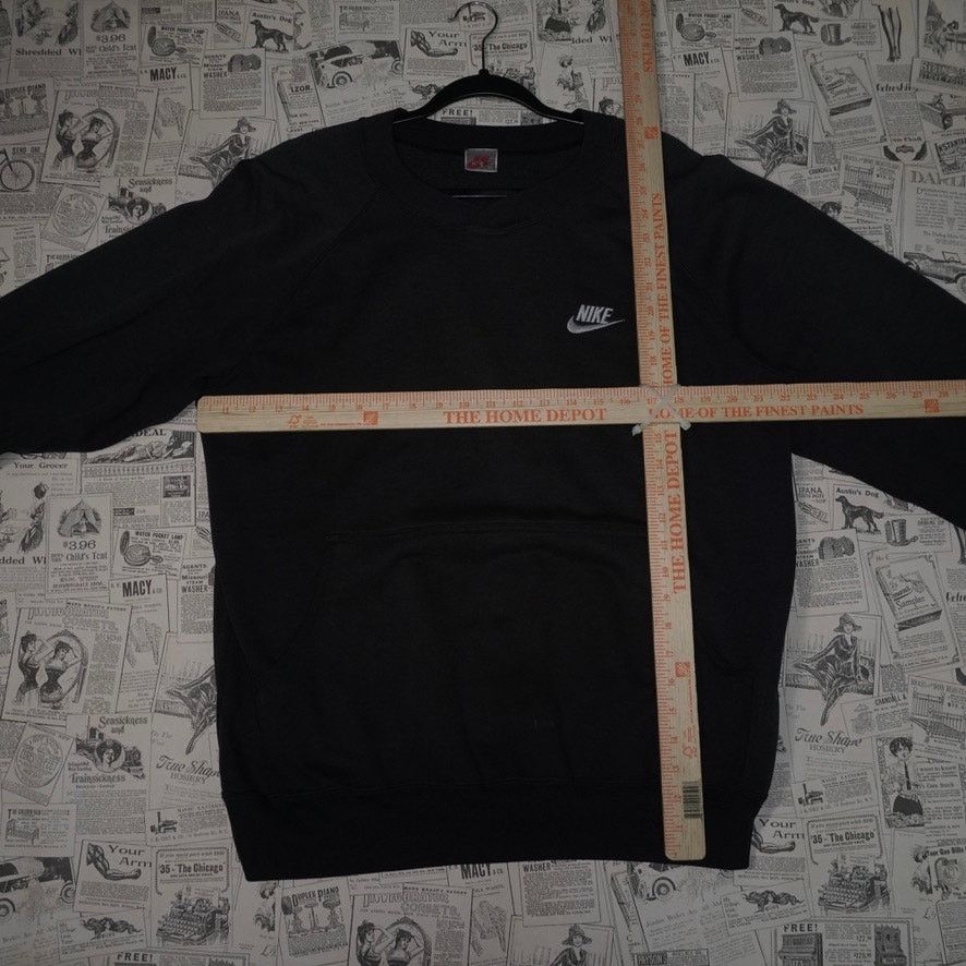 Nike Vintage Y2K Nike embroidered swoosh faded 1990s sweatshirt Size US XL / EU 56 / 4 - 4 Thumbnail
