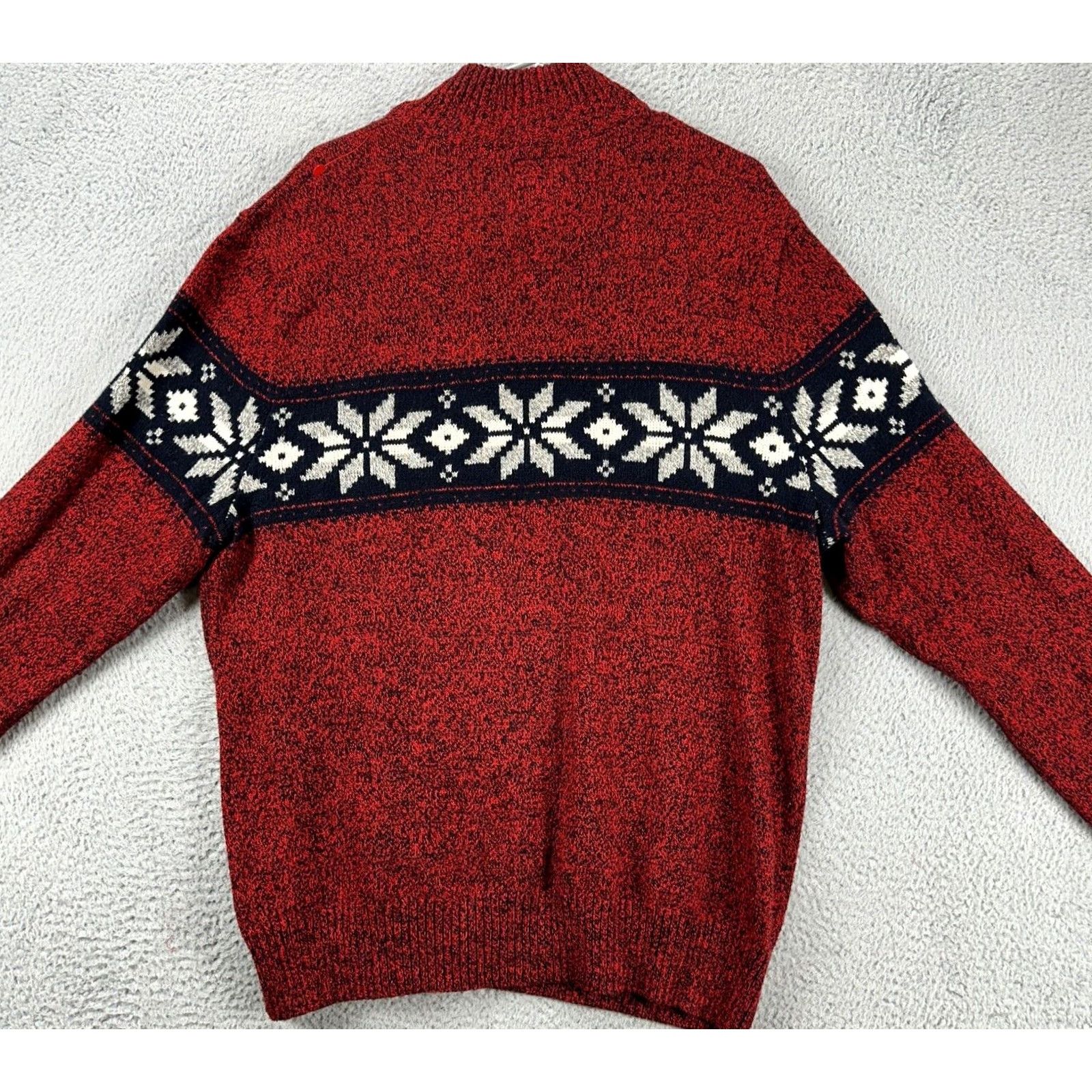 Vintage VINTAGE American Eagle Sweater Mens 2XL Red Holiday Snowflakes Knit Pullover Southwest Size US XXL / EU 58 / 5 - 2 Thumbnail