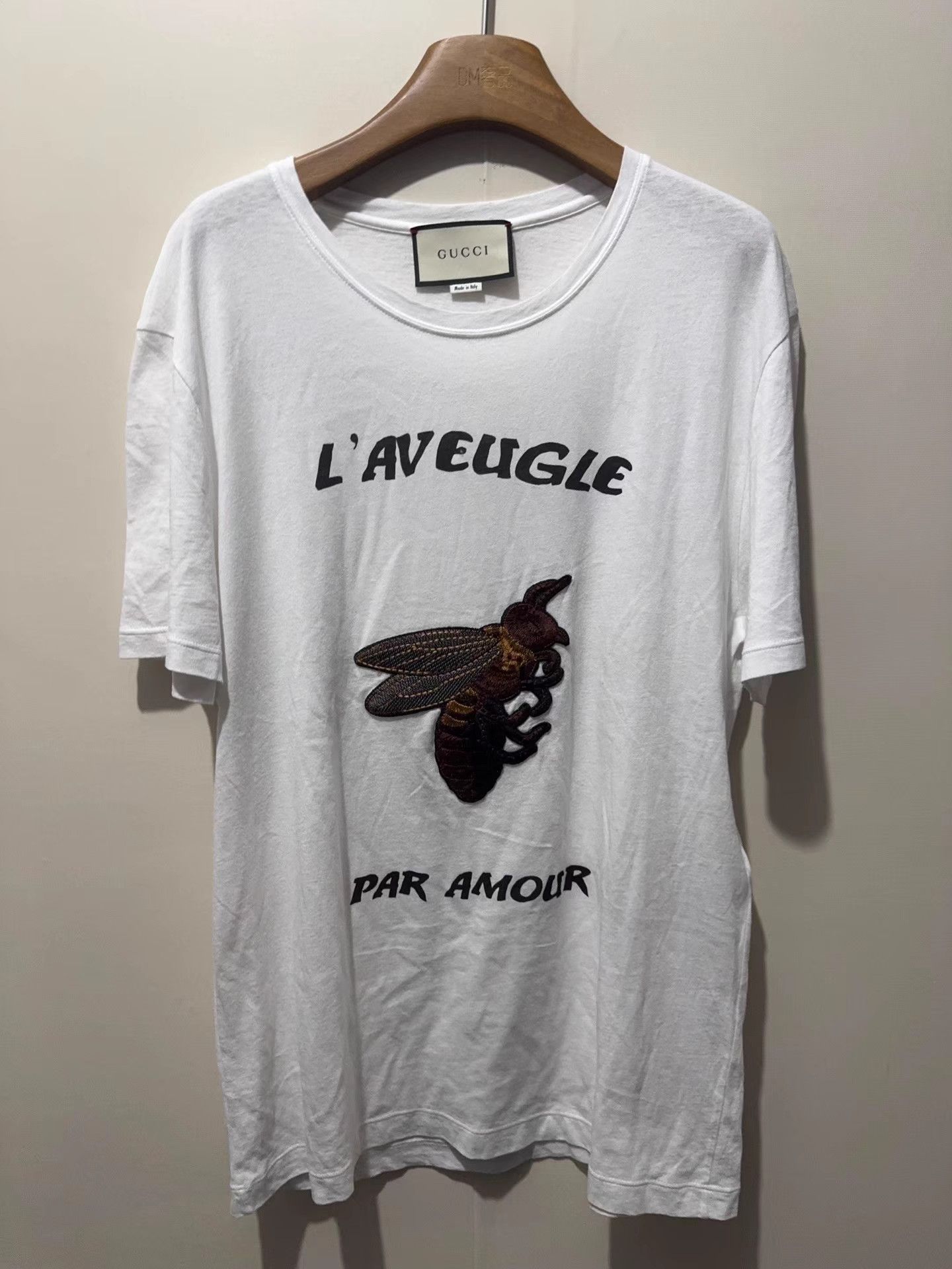Gucci Gucci Bee Embroidered Short Sleeve T-Shirt K13 Size US M / EU 48-50 / 2 - 1 Thumbnail
