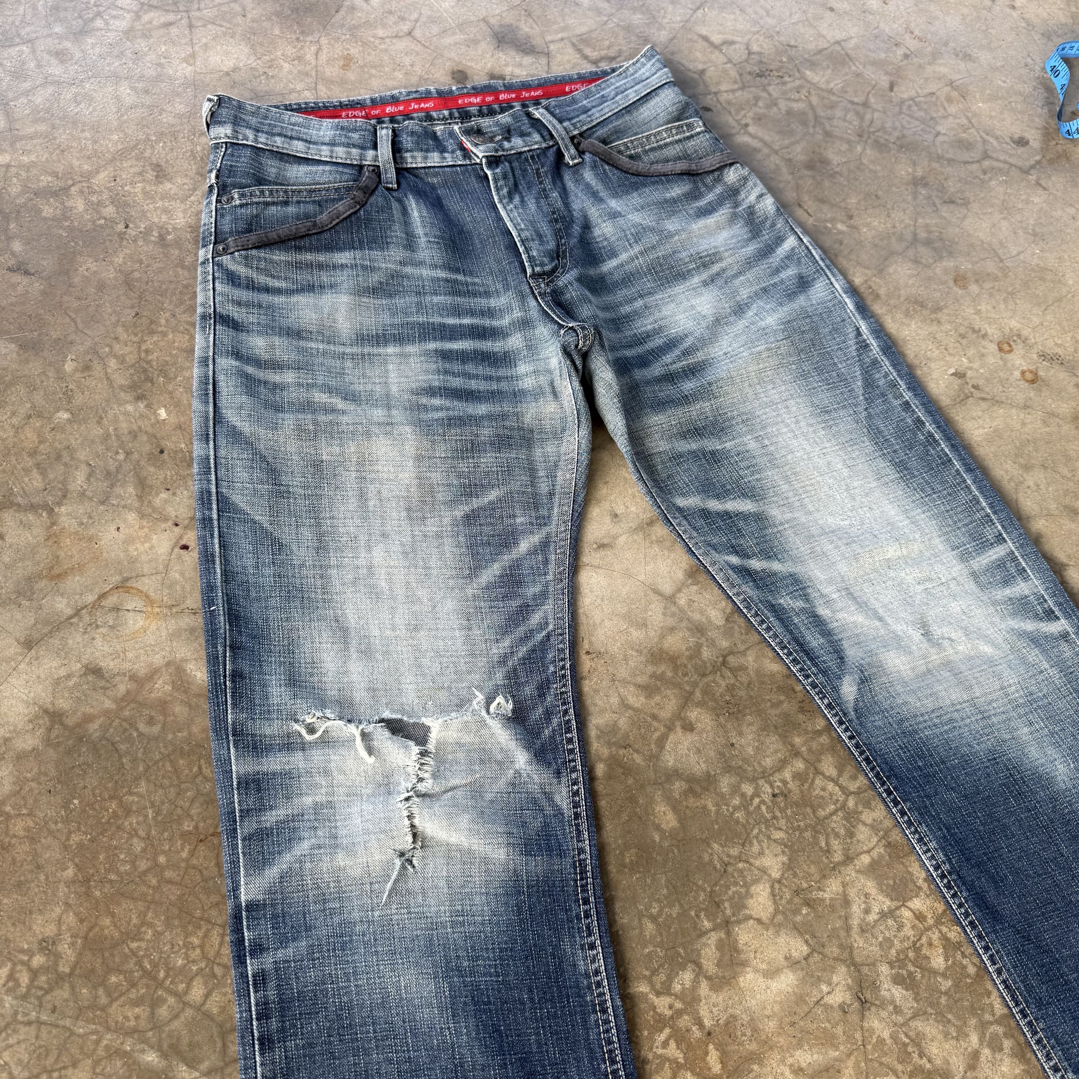 Edwin W32x33 Vintage Edwin Faded Stonewash Jean Denim Pants Size US 32 / EU 48 - 5 Thumbnail