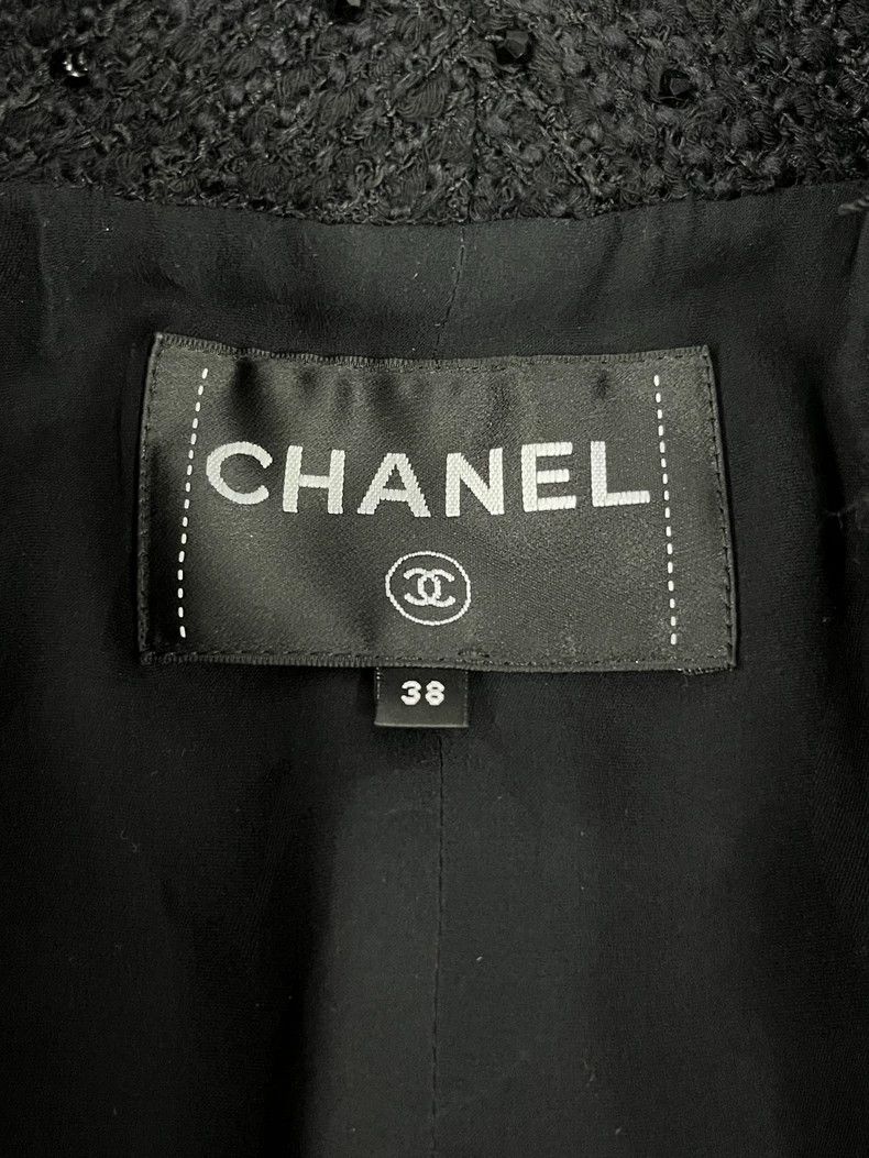 Chanel Chanel 23K black tweed sequin woven vest Size XS / US 0-2 / IT 36-38 - 4 Thumbnail