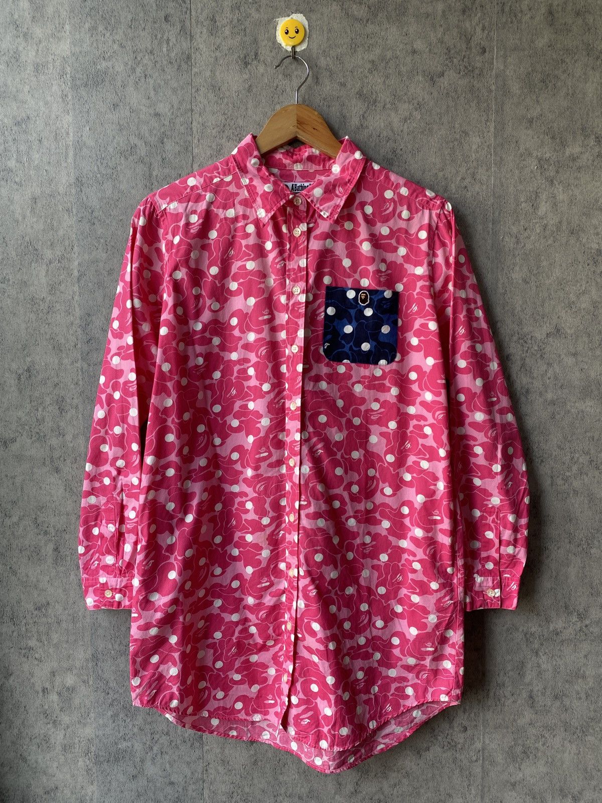 Bape Bape ABC Camo Pink Button Up Shirt Size S / US 4 / IT 40 - 3 Thumbnail