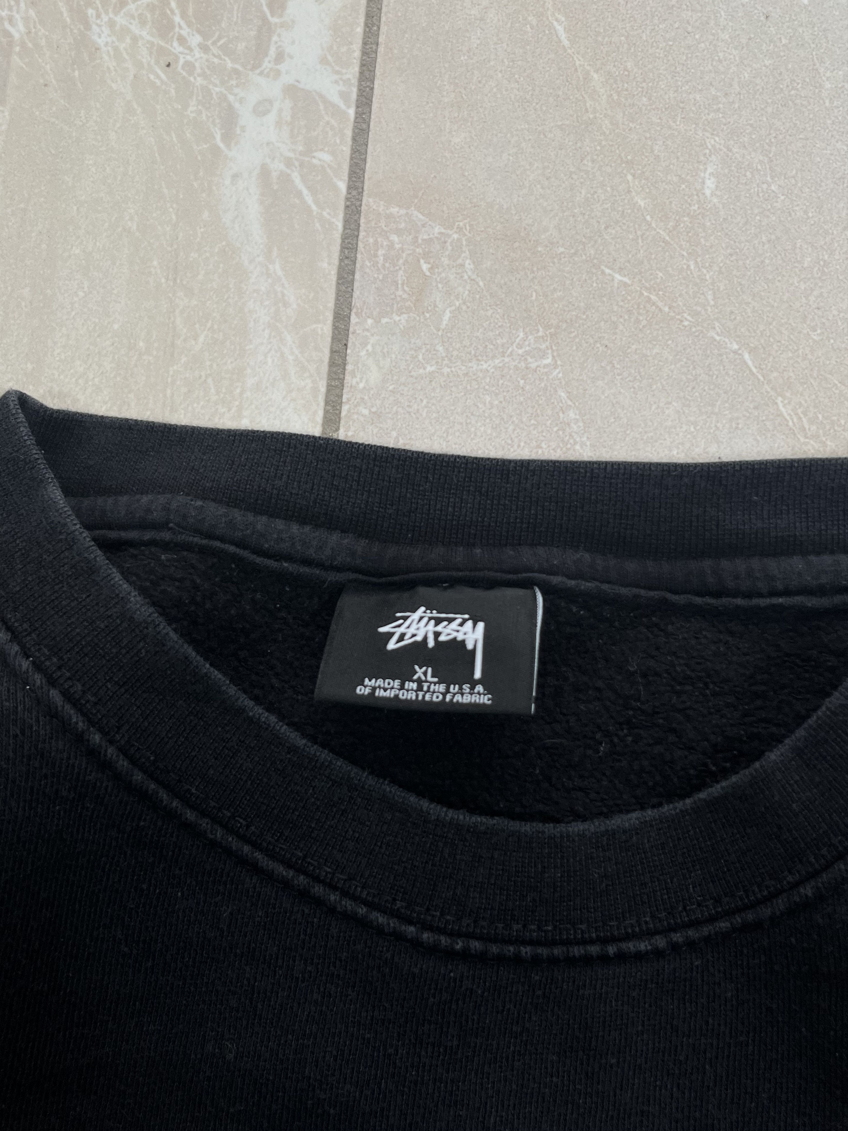 Stussy Vintage Sweatshirt Stussy Big Logo Skate Style MADE IN USA Size US XL / EU 56 / 4 - 9 Thumbnail