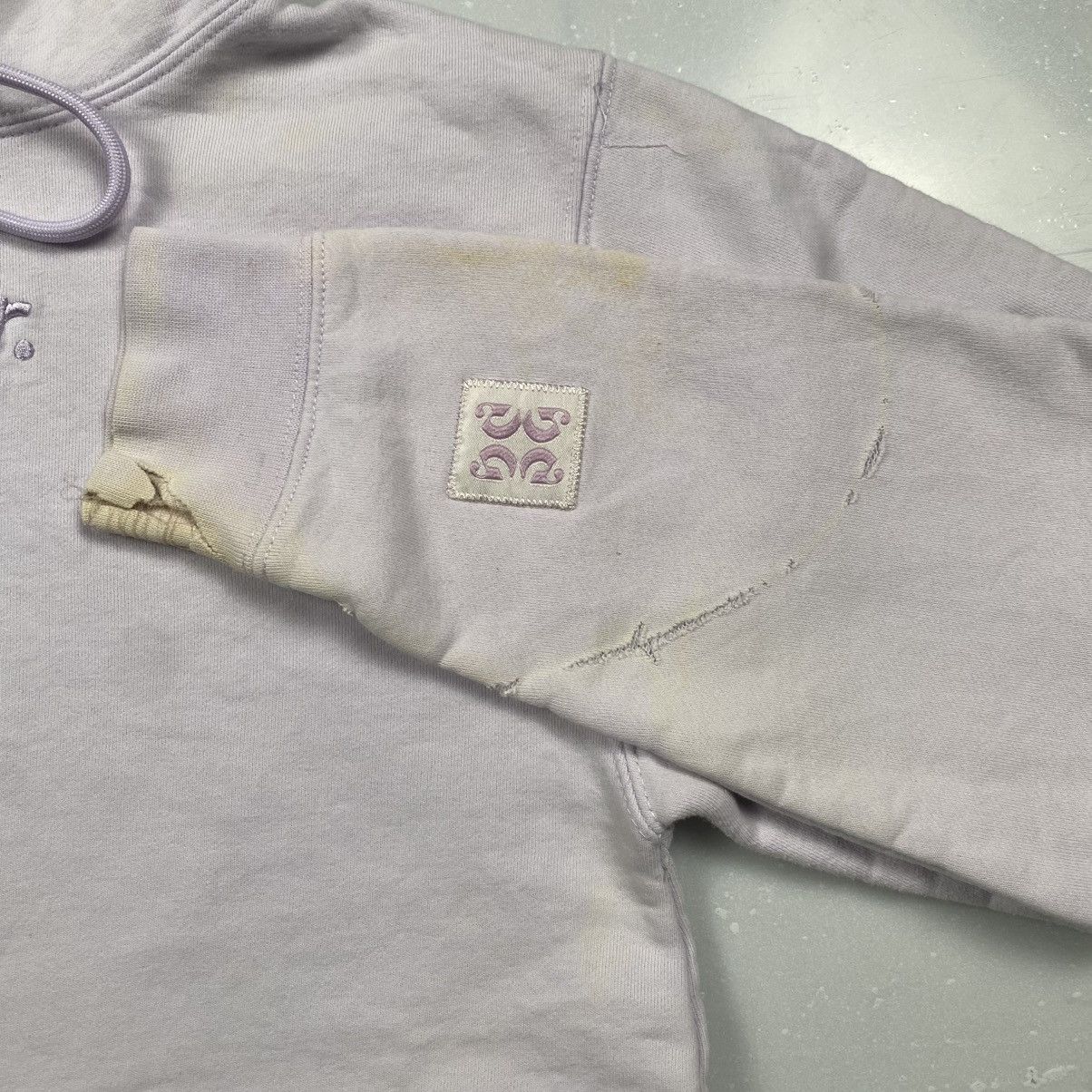 Other Distressed Trashed Glossier Lilac Pullover Size US S / EU 44-46 / 1 - 3 Thumbnail