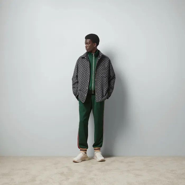 Gucci o1loc1c0326 663569 GG Jacquard Jersey Jogging Pants Size US 36 / EU 52 - 6 Thumbnail