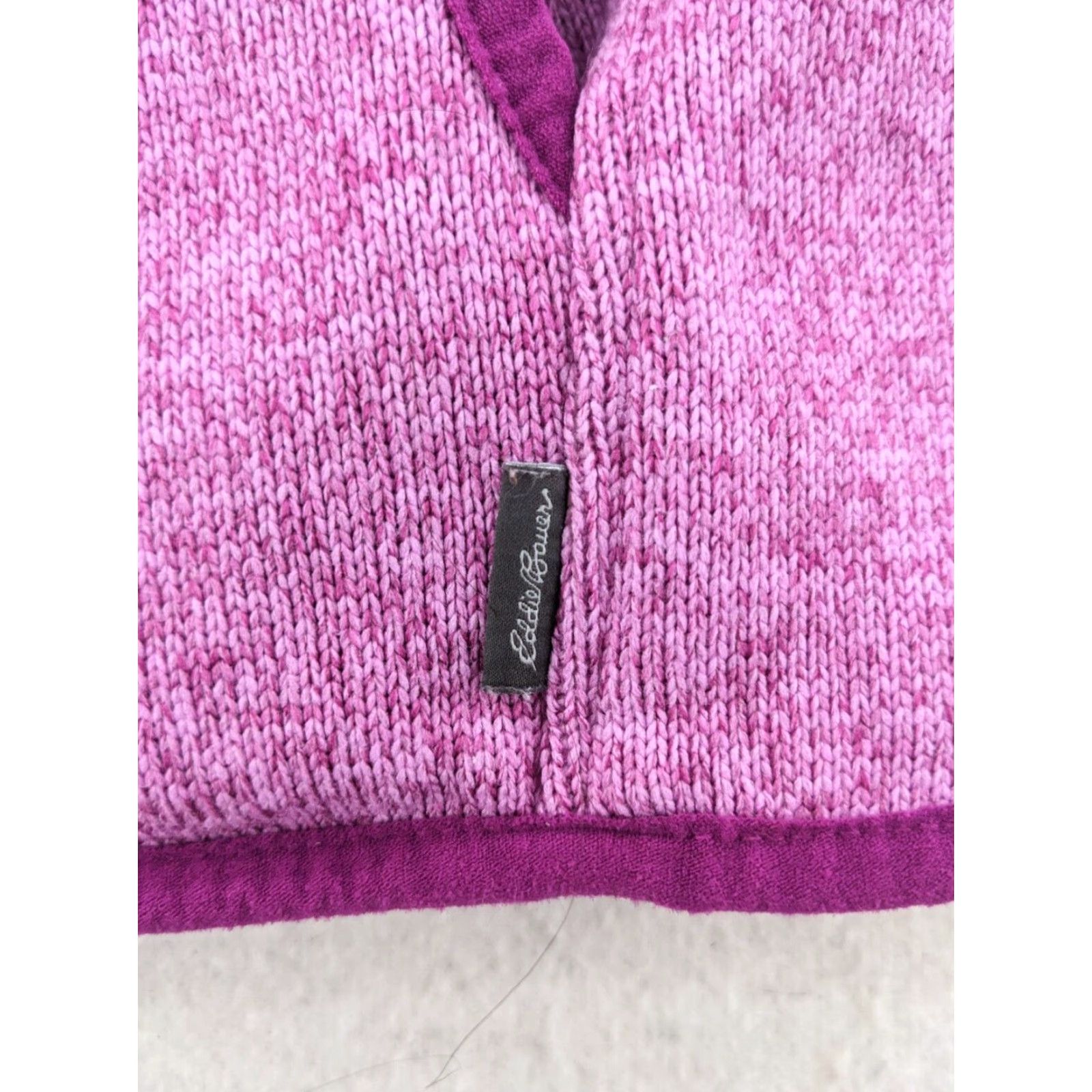 Eddie Bauer Eddie Bauer Fleece Pullover Womens Medium Purple 1/4 Button Size M / US 6-8 / IT 42-44 - 6 Thumbnail